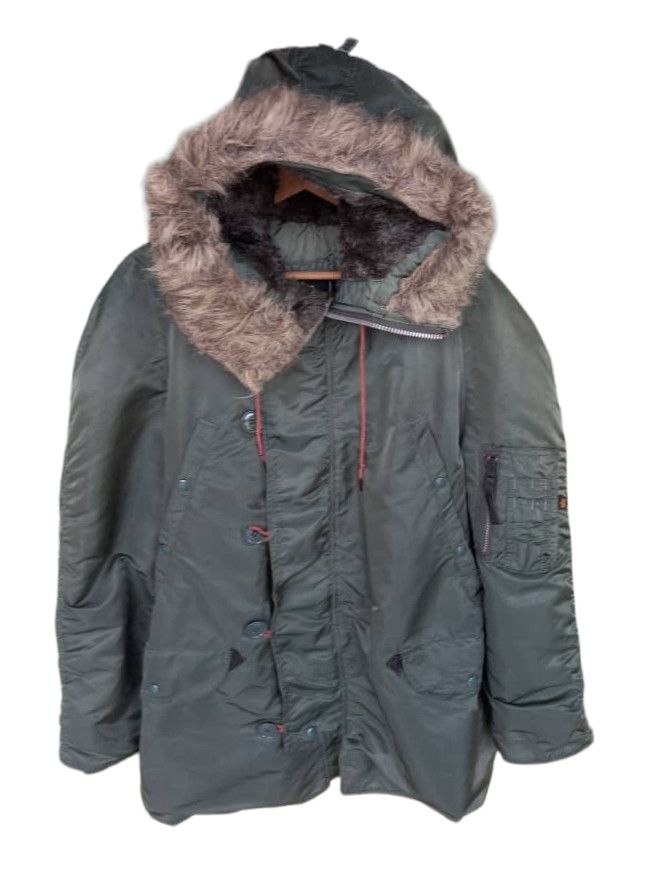 Alpha Industries Vtg Alpha Industries Extreme Cold Weather Type N-3B Parka Size US M / EU 48-50 / 2 - 2 Thumbnail