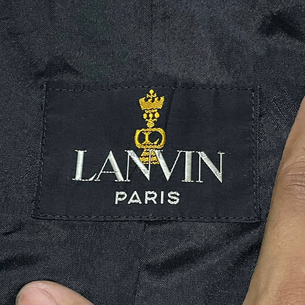Lanvin 🔥Vintage Lanvin Paris Belted Heavy Long Coat Size US L / EU 52-54 / 3 - 13 Thumbnail