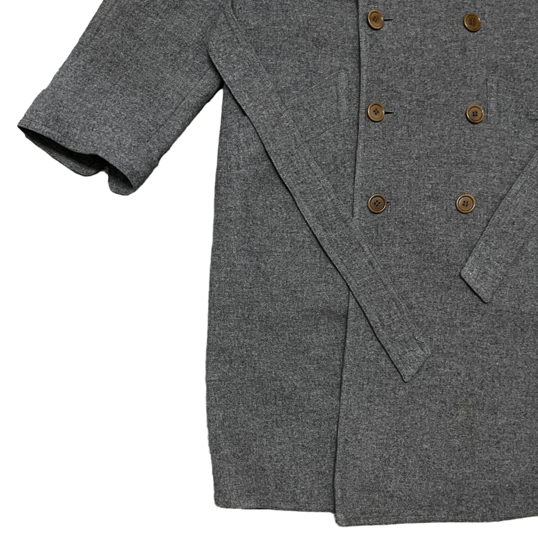 Yves Saint Laurent Vintage 90s YSL Yves Saint Laurent Wool Long Coat with Belt Size US S / EU 44-46 / 1 - 4 Thumbnail