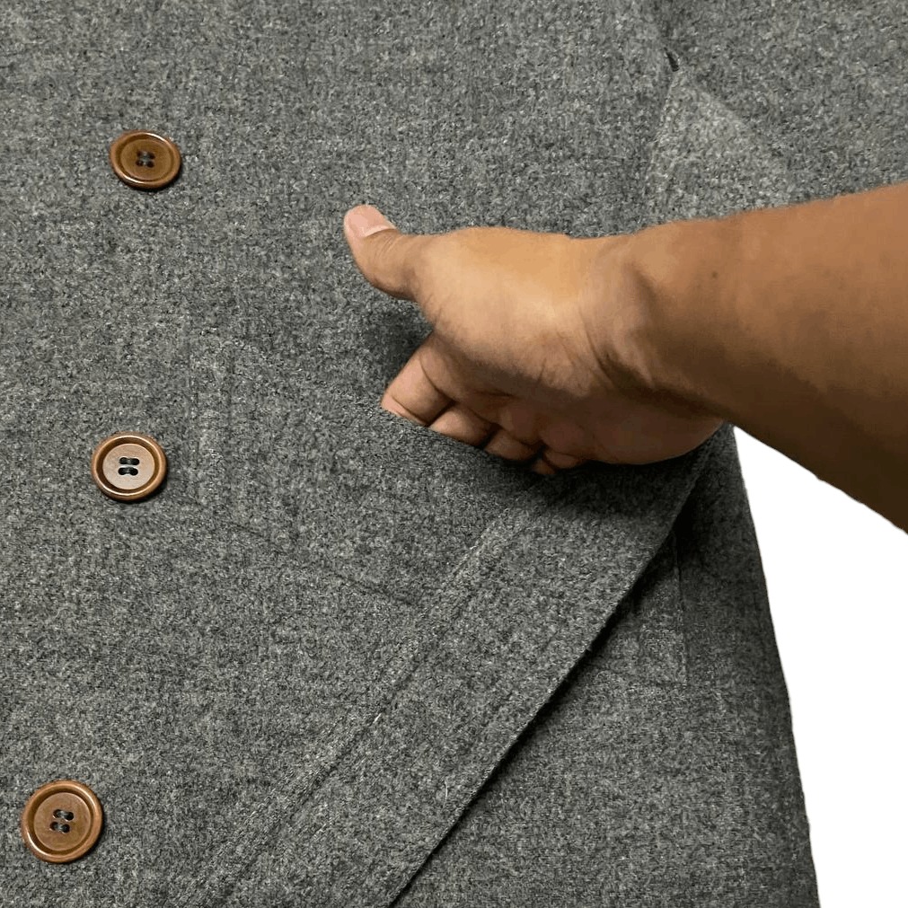 Yves Saint Laurent Vintage 90s YSL Yves Saint Laurent Wool Long Coat with Belt Size US S / EU 44-46 / 1 - 7 Thumbnail