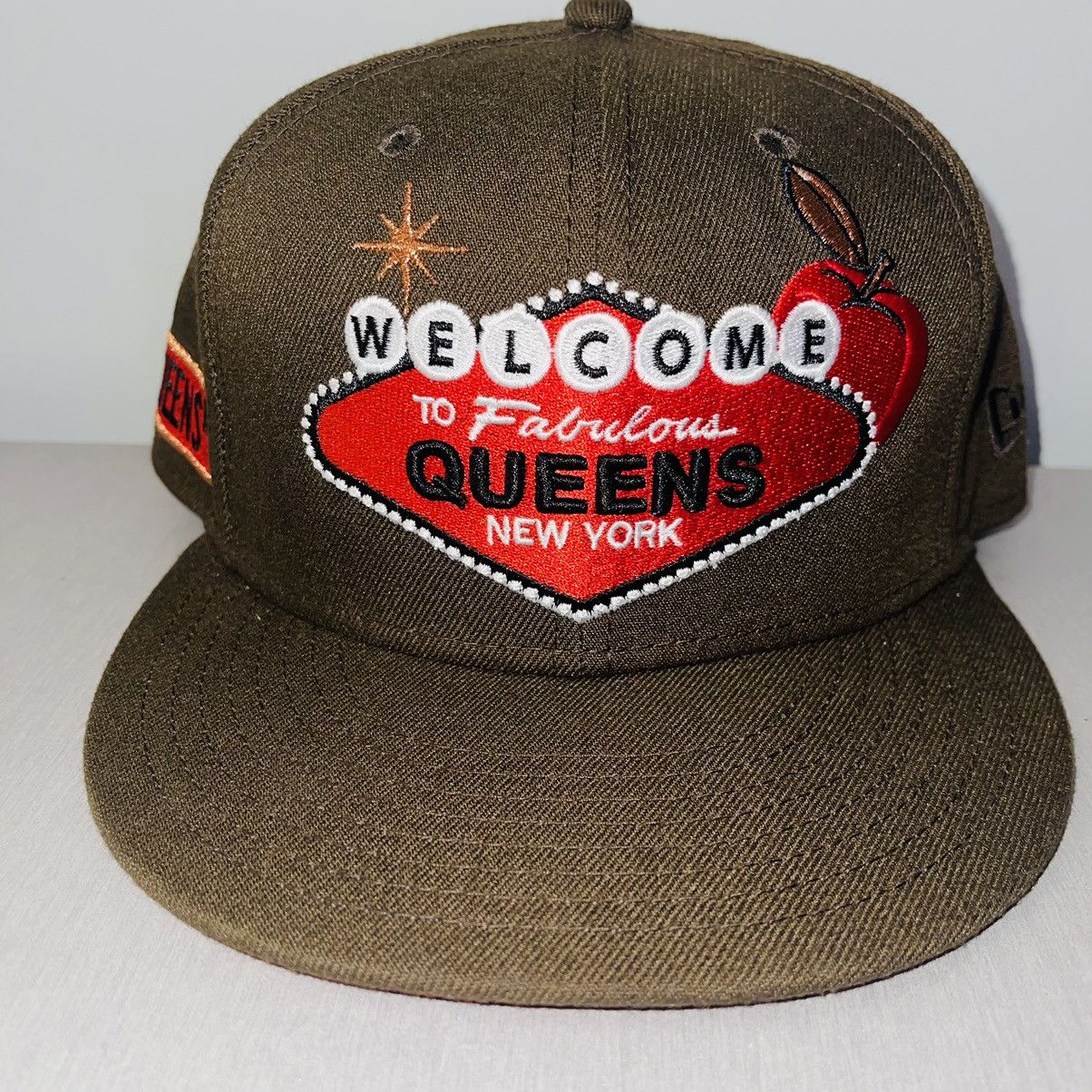 New Era 7 3/8 to Queens Fitted Hat NYC 59FIFTY Hat Grailed