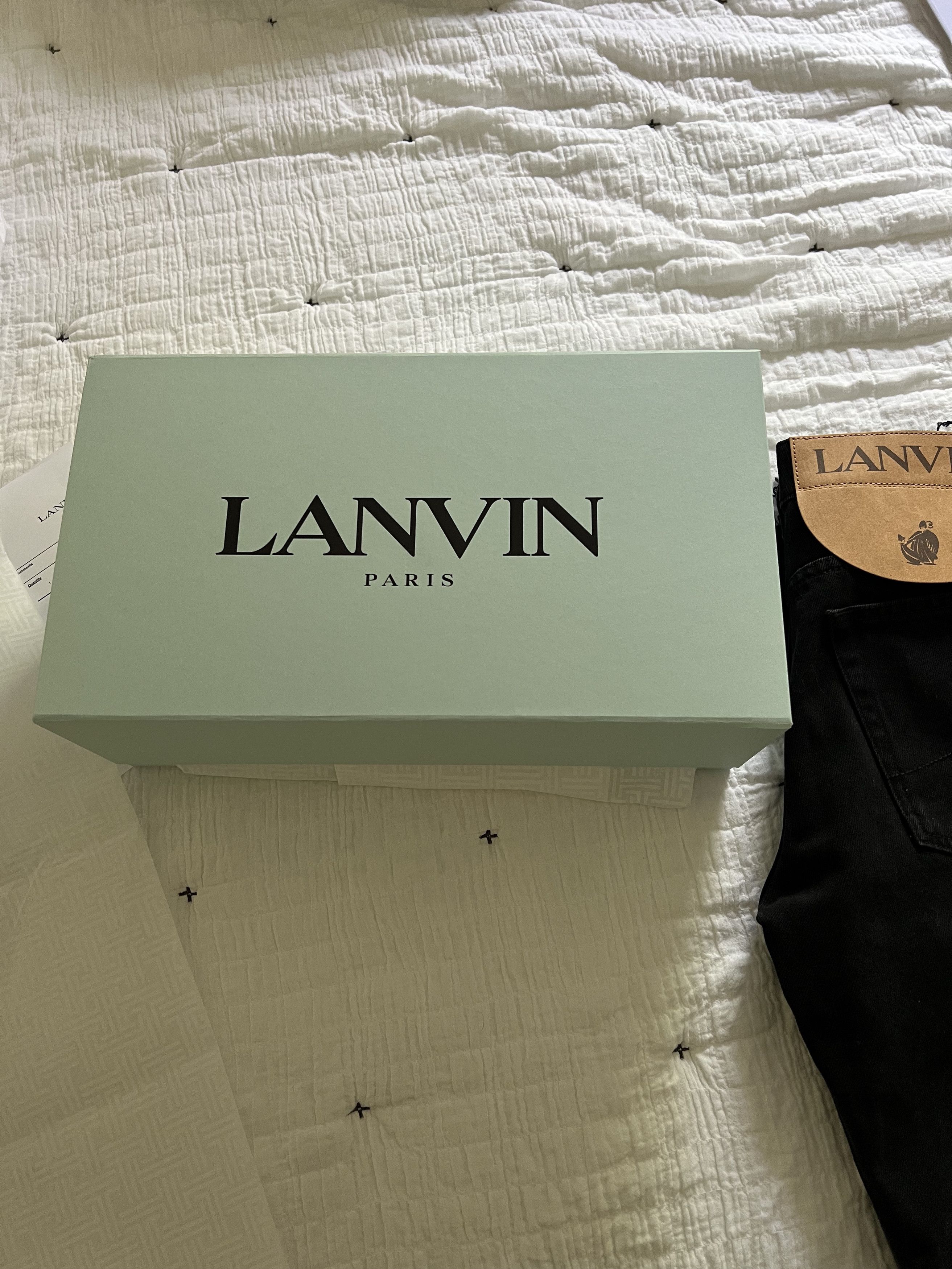 Gallery Dept. × Lanvin Black Slim Fit Distressed Hem Denim Size US 28 / EU 44 - 7 Thumbnail