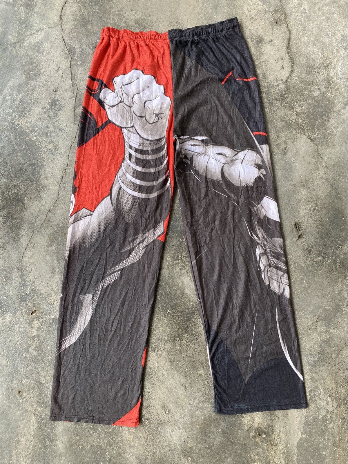 Vintage Vintage Batman V Superman Movie Over Print Pants Size US 35 - 2 Thumbnail