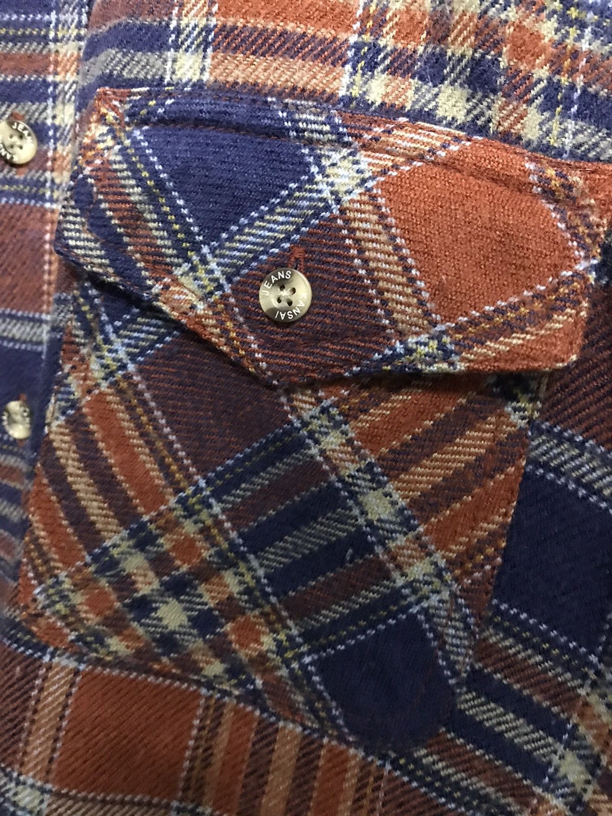 Flannel 🔥GRAIL🔥OG KANSAI🇯🇵Flannel Checkered Shirt Size US L / EU 52-54 / 3 - 4 Thumbnail