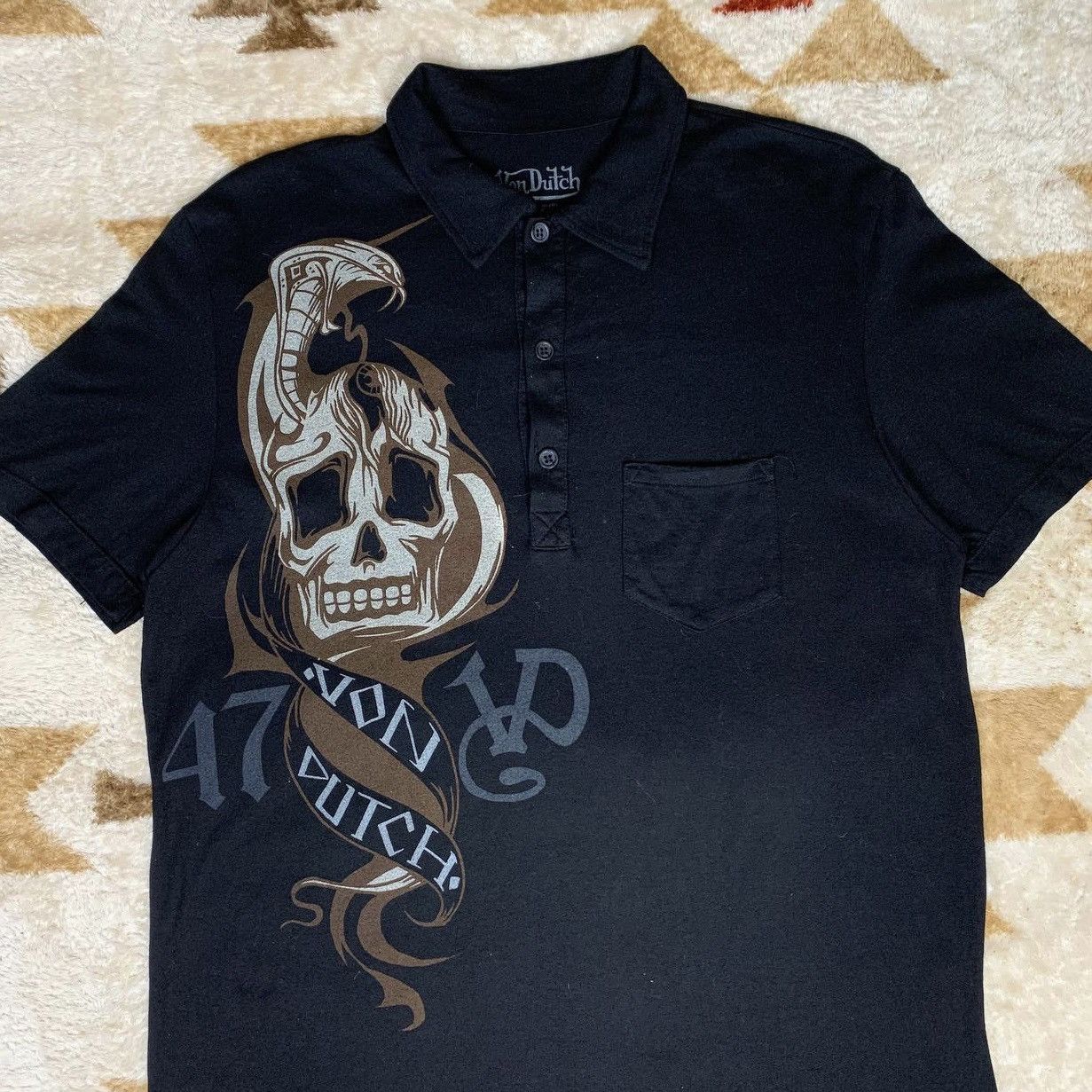 Vintage Vintage Von Dutch Skull Shirt Size US M / EU 48-50 / 2 - 3 Thumbnail