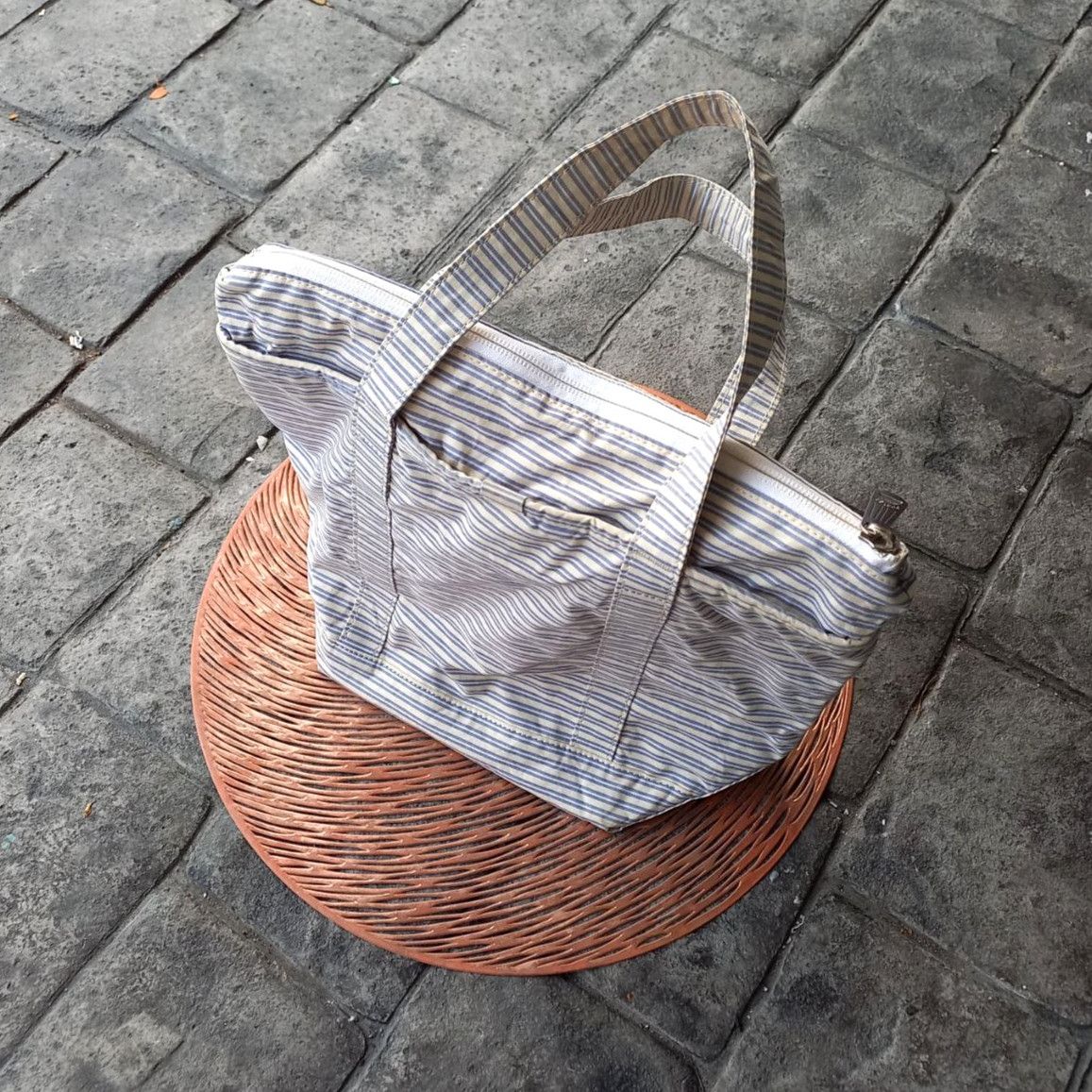 Porter × Porter Classic × Vintage Vintage PORTER® Tokyo Hickory Style Tote Bag Size ONE SIZE - 5 Thumbnail