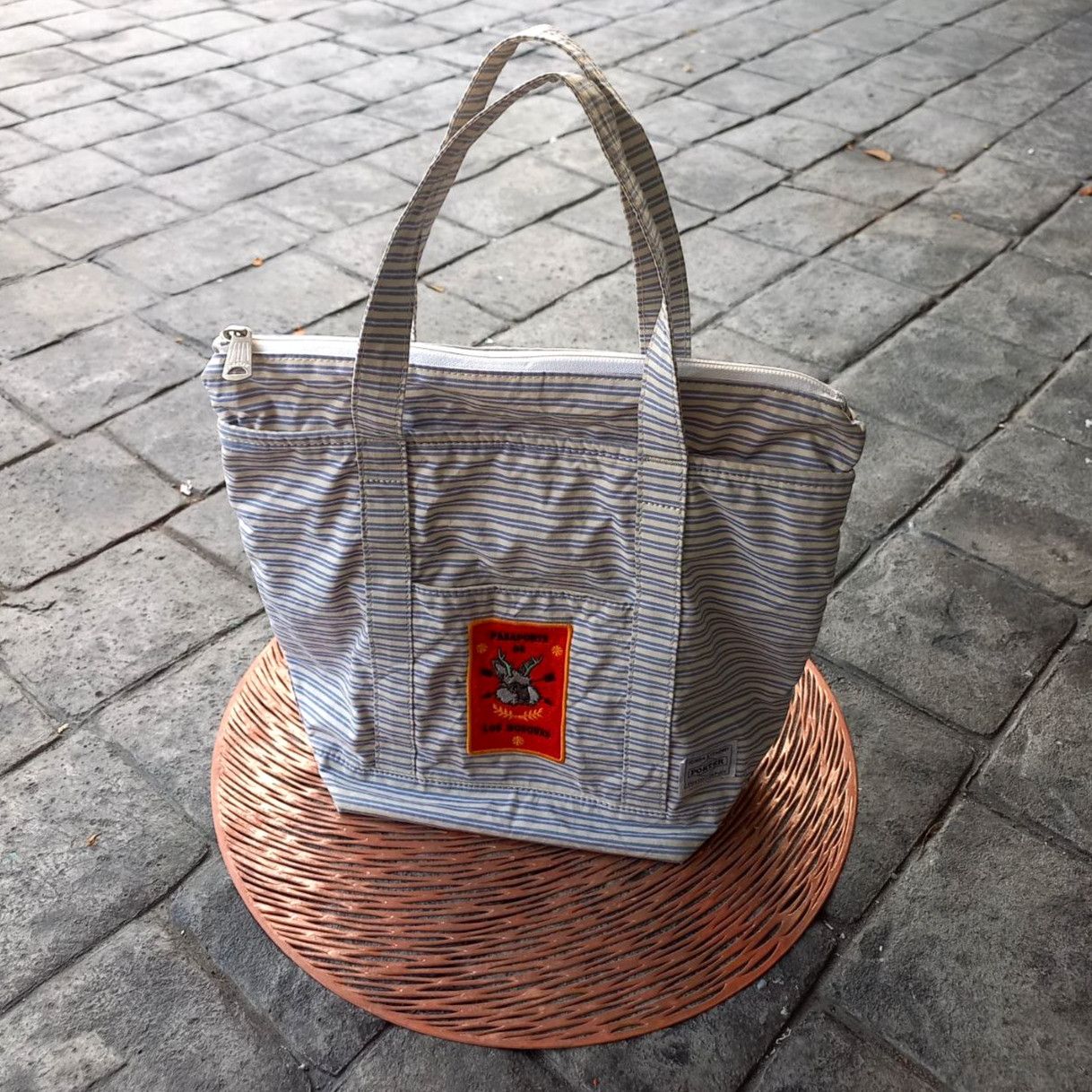 Porter × Porter Classic × Vintage Vintage PORTER® Tokyo Hickory Style Tote Bag Size ONE SIZE - 3 Thumbnail