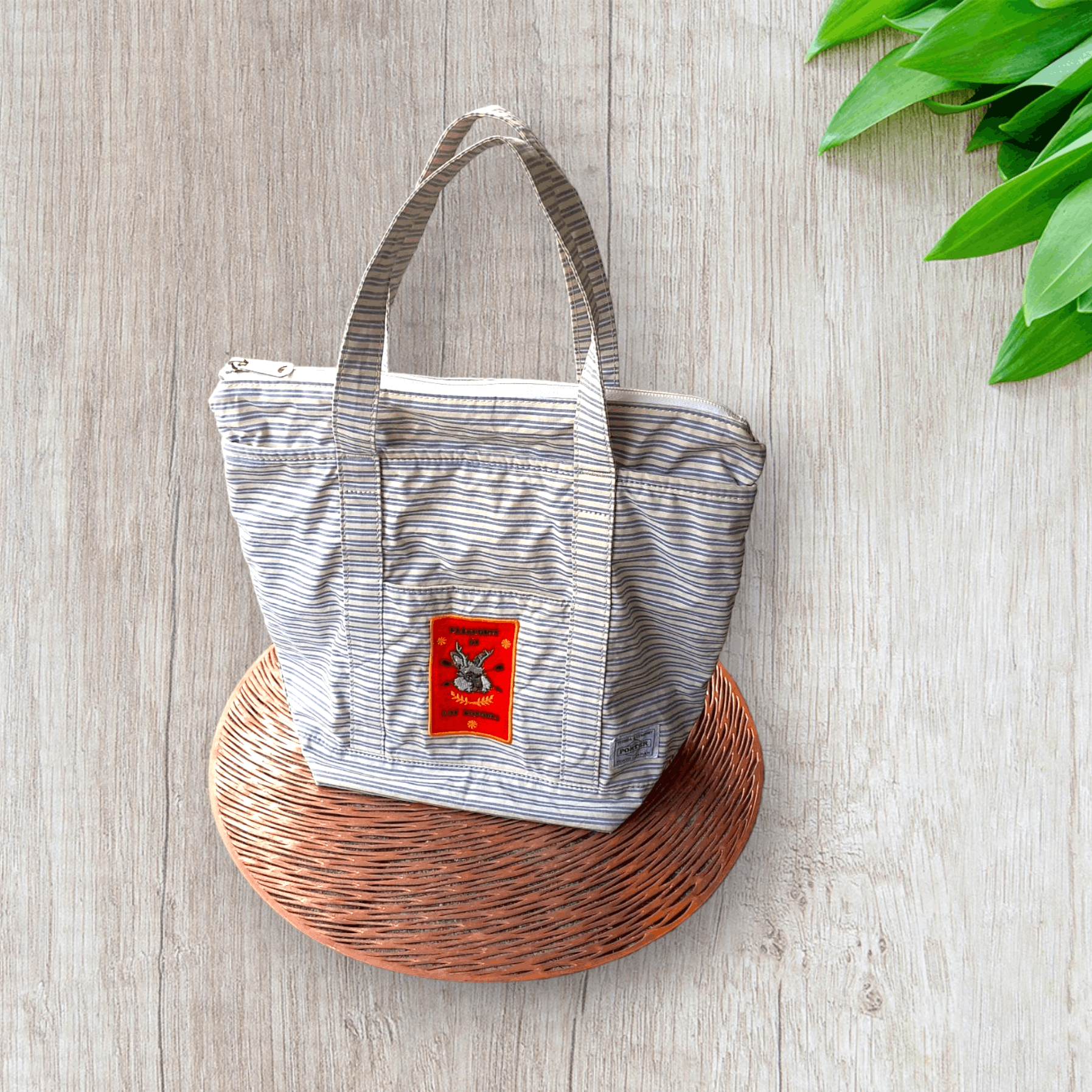 Porter × Porter Classic × Vintage Vintage PORTER® Tokyo Hickory Style Tote Bag Size ONE SIZE - 2 Thumbnail
