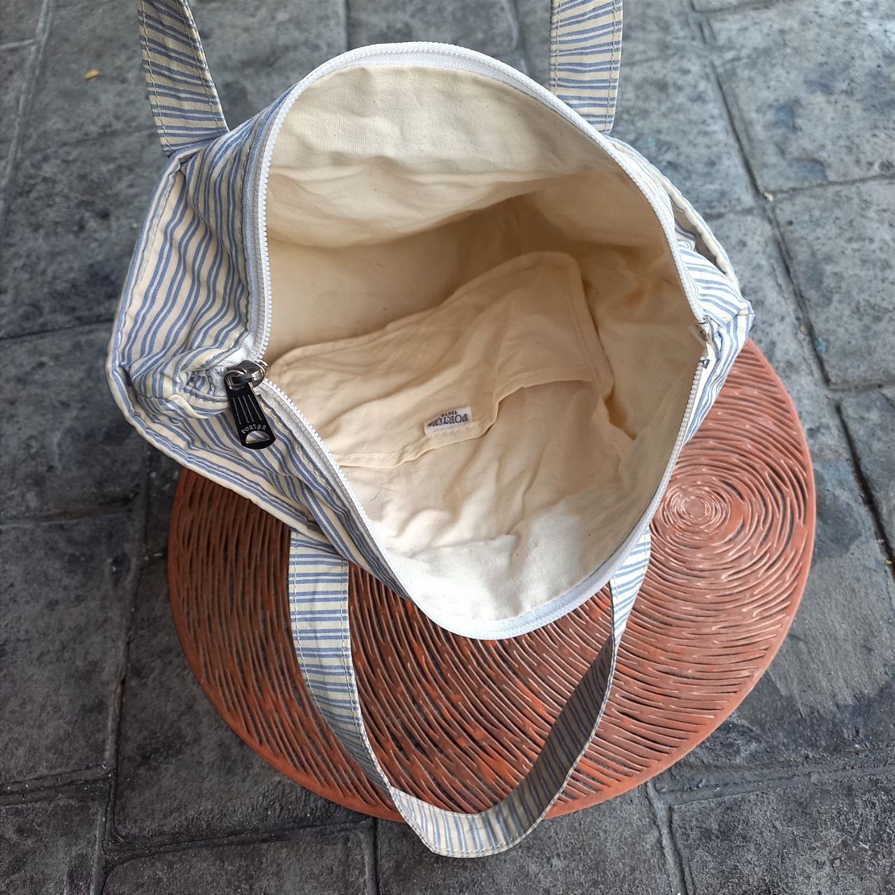 Porter × Porter Classic × Vintage Vintage PORTER® Tokyo Hickory Style Tote Bag Size ONE SIZE - 11 Thumbnail