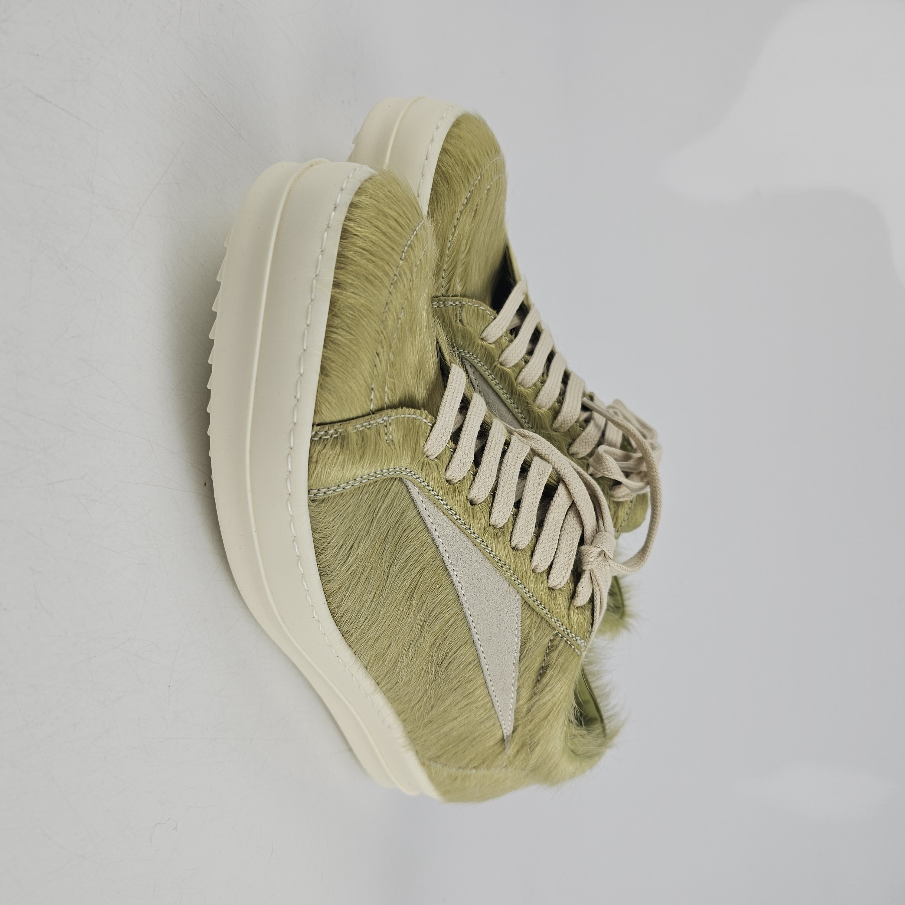 Rick Owens Dirty Acid/Milk Vintage Low Top Sneakers New 41