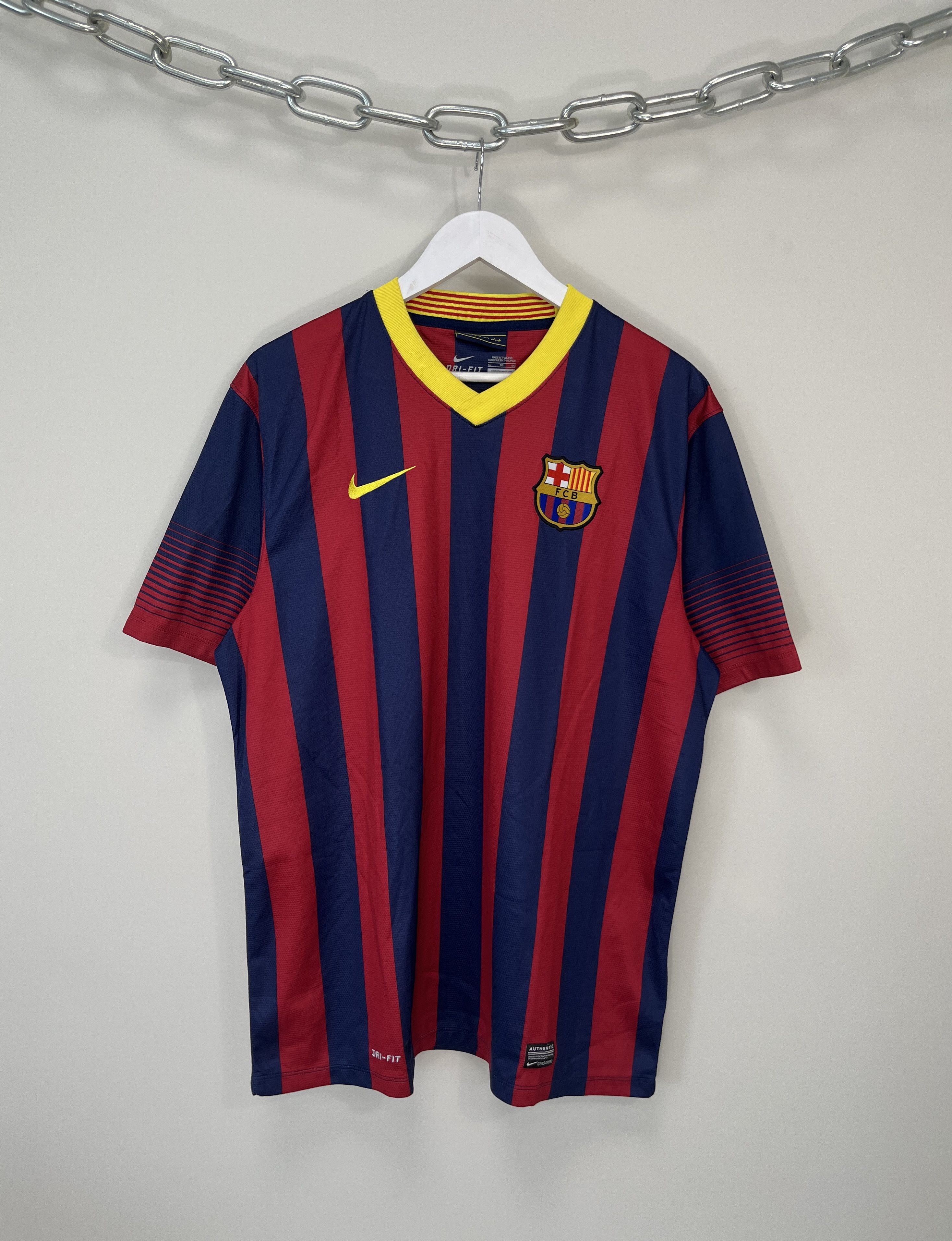 Nike Nike FC Barcelona 2013-14 Home Football Shirt Soccer Jersey | Grailed