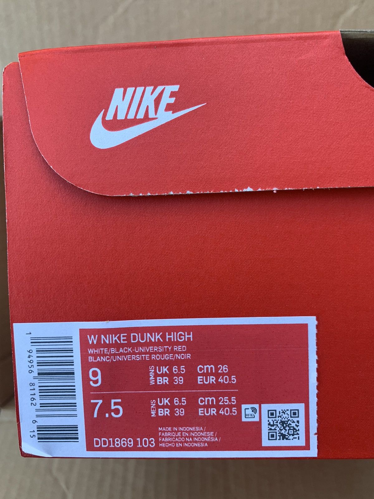 Nike Nike Dunk High Panda Size US 7.5 / EU 40-41 - 7 Thumbnail
