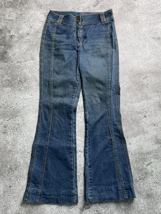 Japanese Brand Vintage Flared Jeans | Grailed