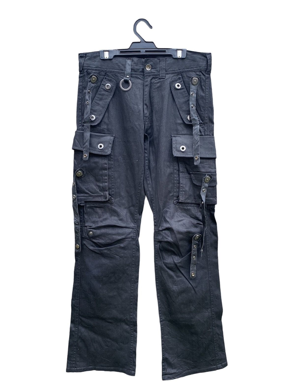semanticdesign Rare.. Sementic Design Bondage Waxed Cargo Pant Size US 30 / EU 46 - 2 Thumbnail