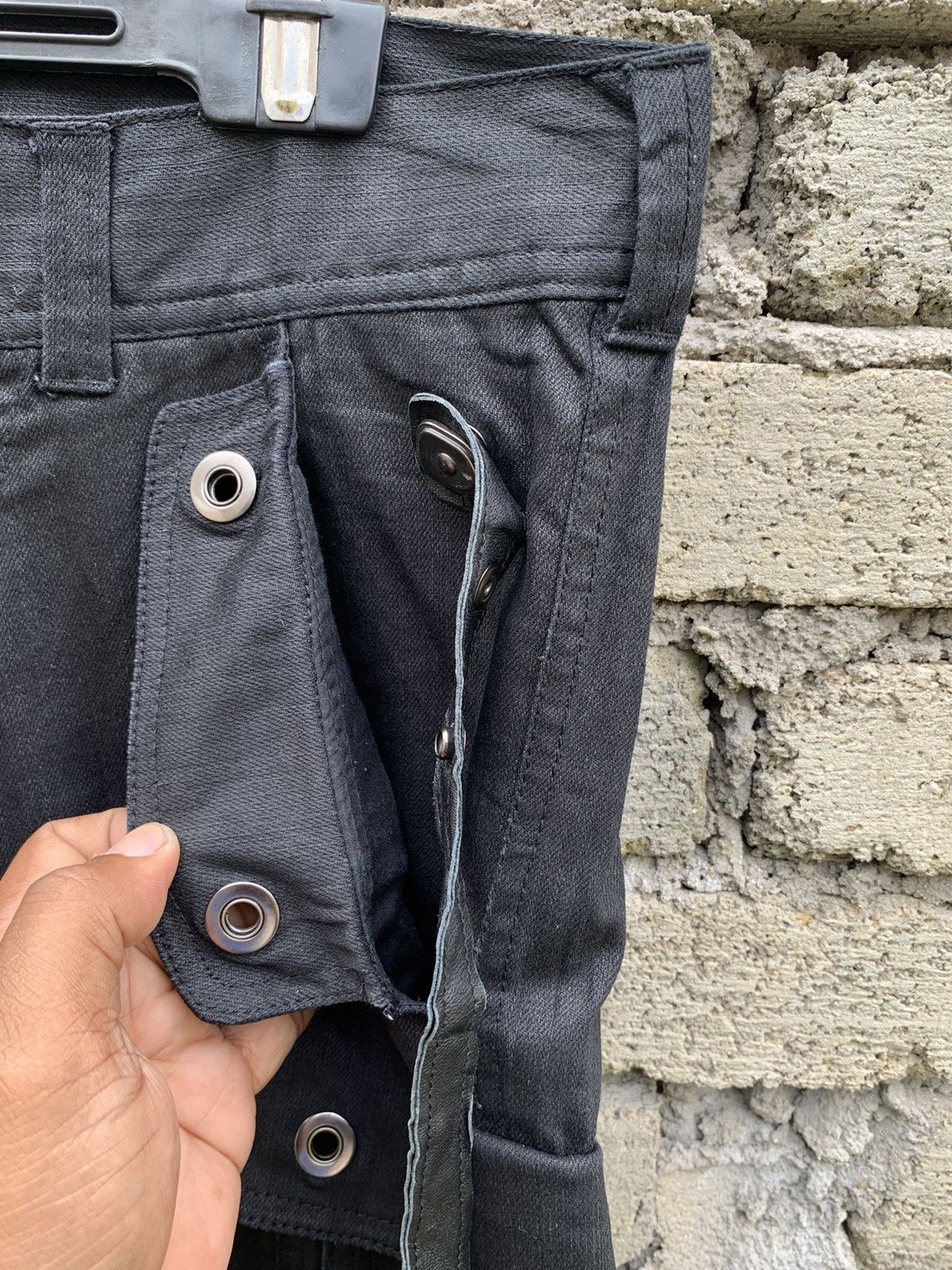 semanticdesign Rare.. Sementic Design Bondage Waxed Cargo Pant Size US 30 / EU 46 - 17 Thumbnail