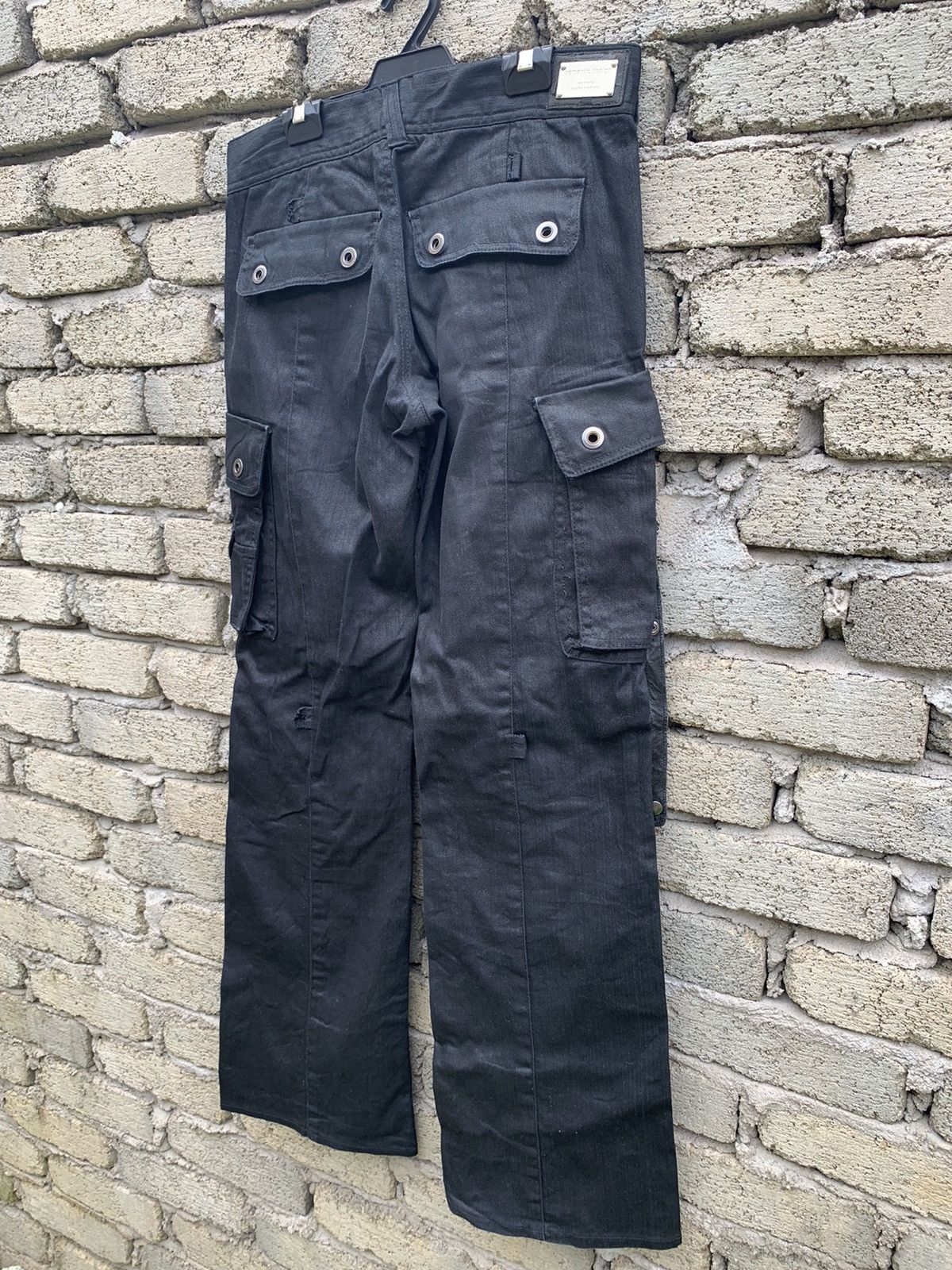 semanticdesign Rare.. Sementic Design Bondage Waxed Cargo Pant Size US 30 / EU 46 - 7 Thumbnail