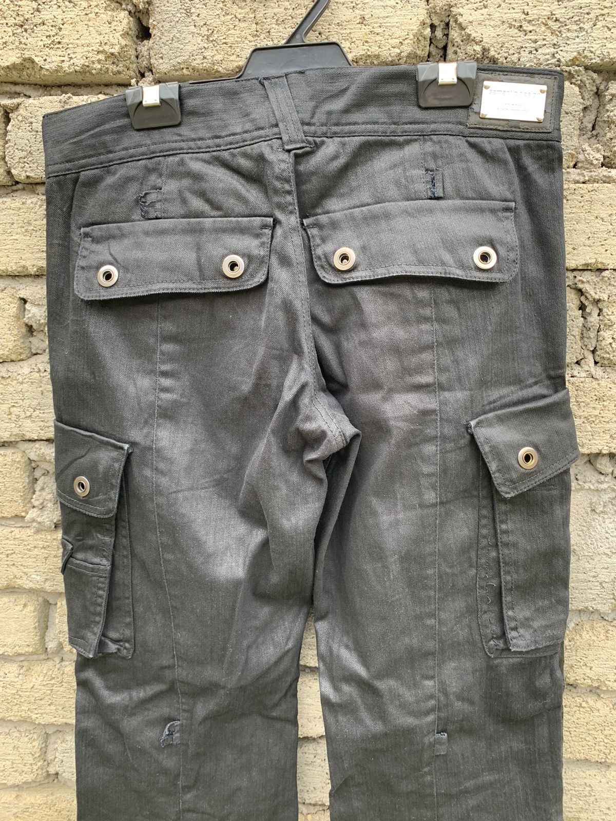 semanticdesign Rare.. Sementic Design Bondage Waxed Cargo Pant Size US 30 / EU 46 - 10 Thumbnail