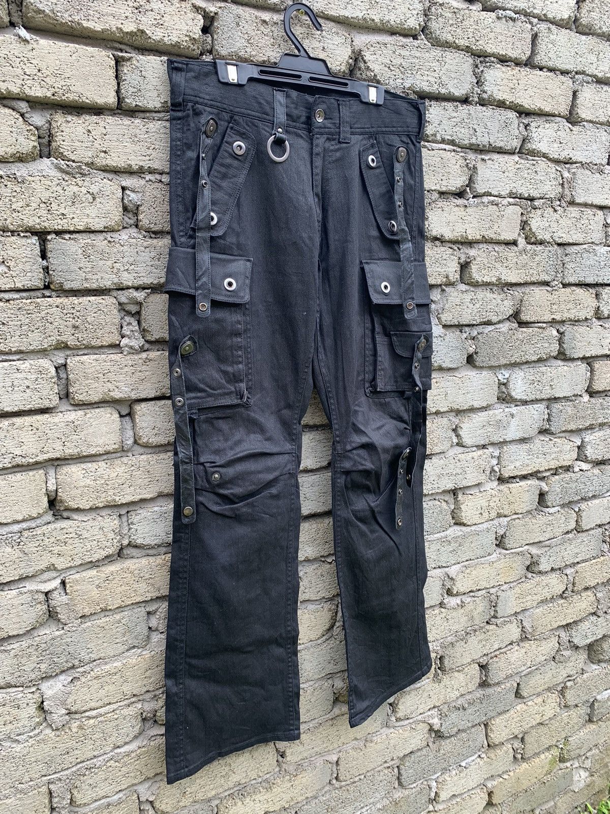semanticdesign Rare.. Sementic Design Bondage Waxed Cargo Pant Size US 30 / EU 46 - 4 Thumbnail