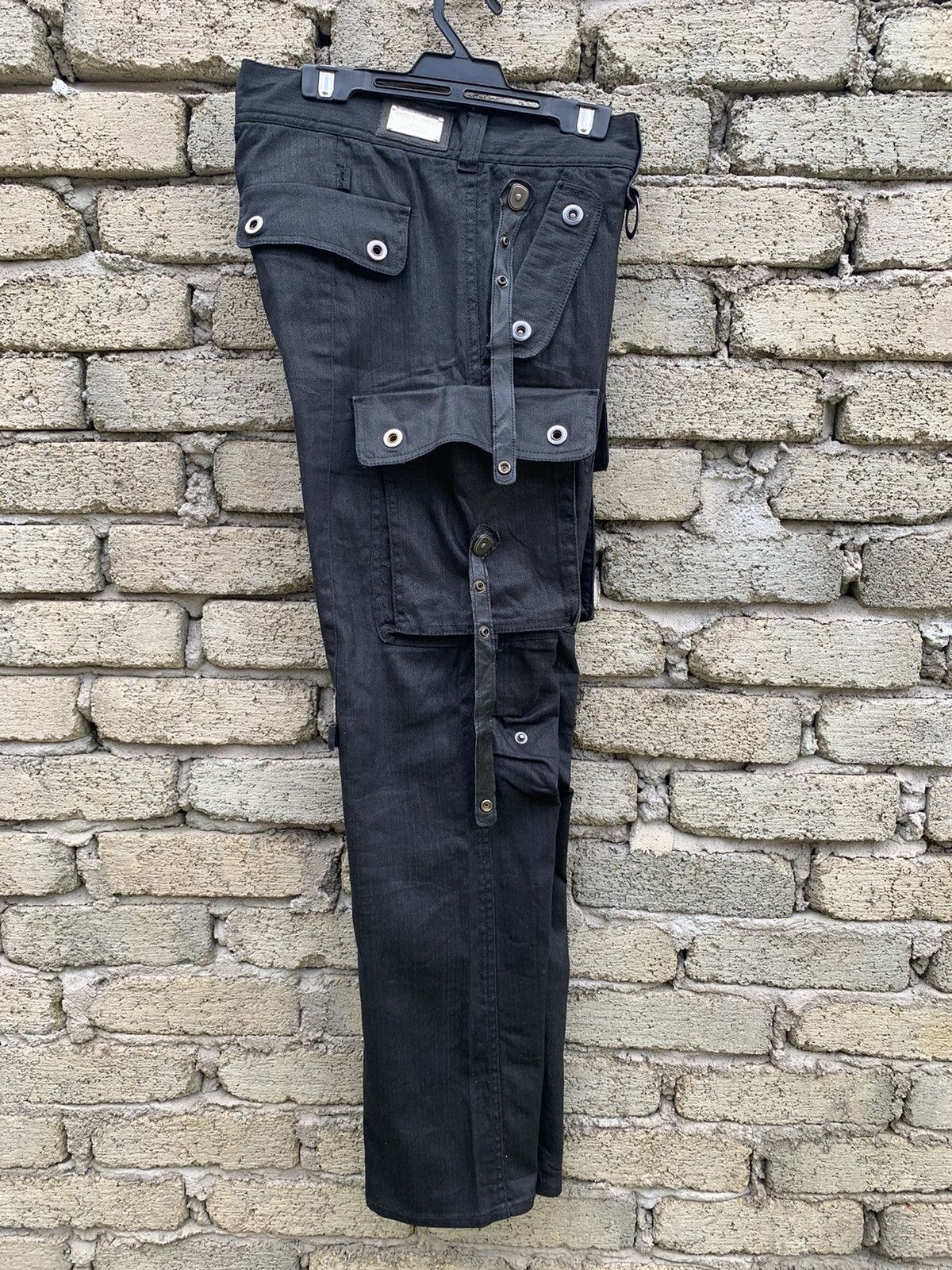 semanticdesign Rare.. Sementic Design Bondage Waxed Cargo Pant Size US 30 / EU 46 - 21 Thumbnail
