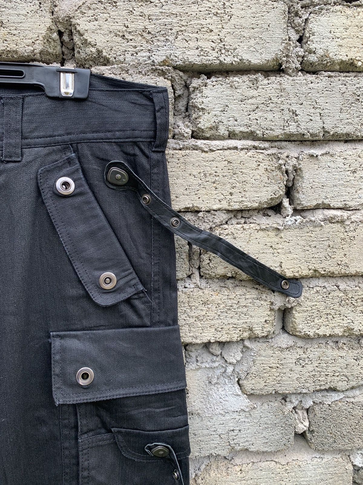 semanticdesign Rare.. Sementic Design Bondage Waxed Cargo Pant Size US 30 / EU 46 - 14 Thumbnail