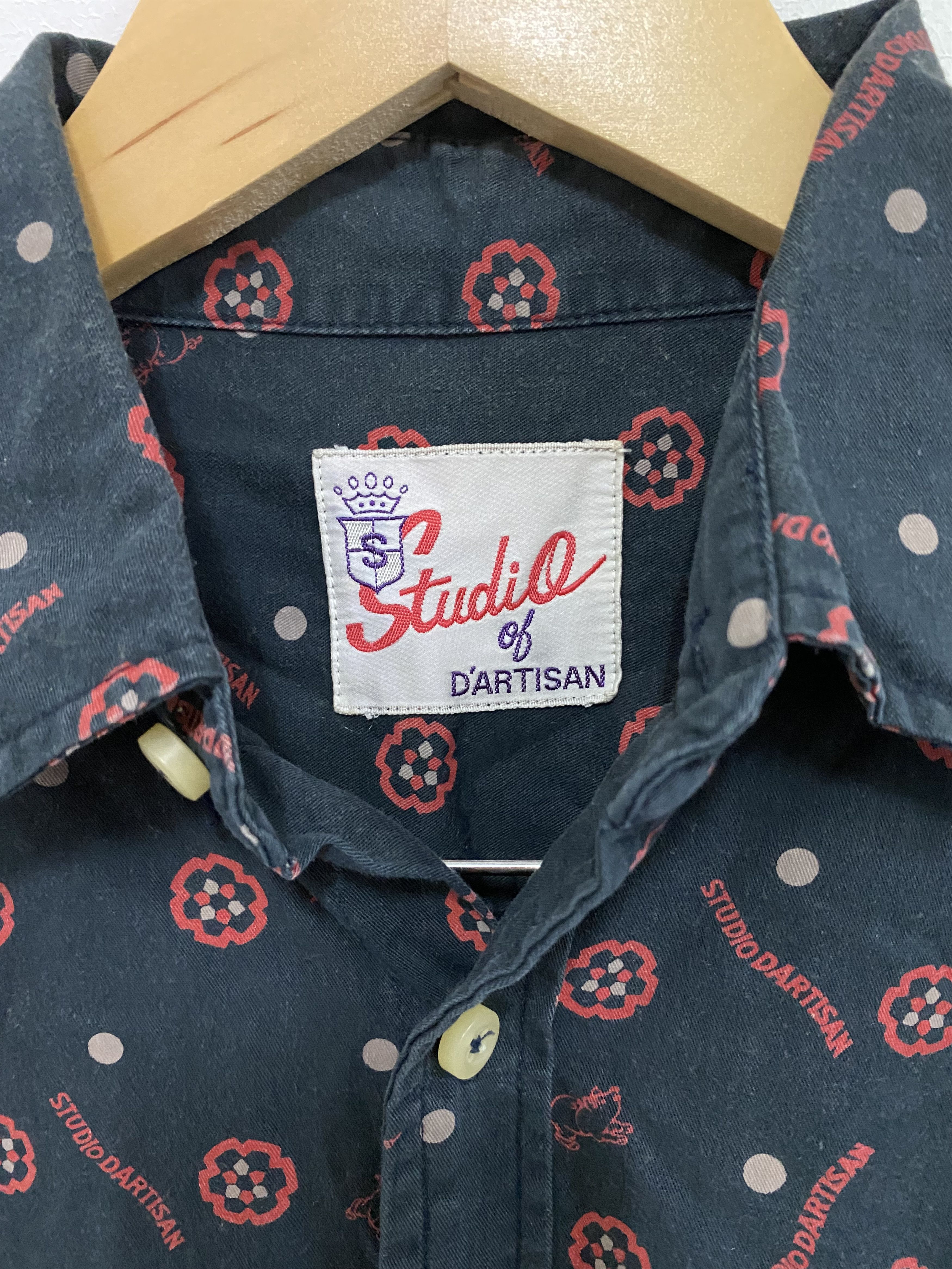 If Six Was Nine Studio D’Artisan Pig MonogramButton Down Size US S / EU 44-46 / 1 - 6 Thumbnail