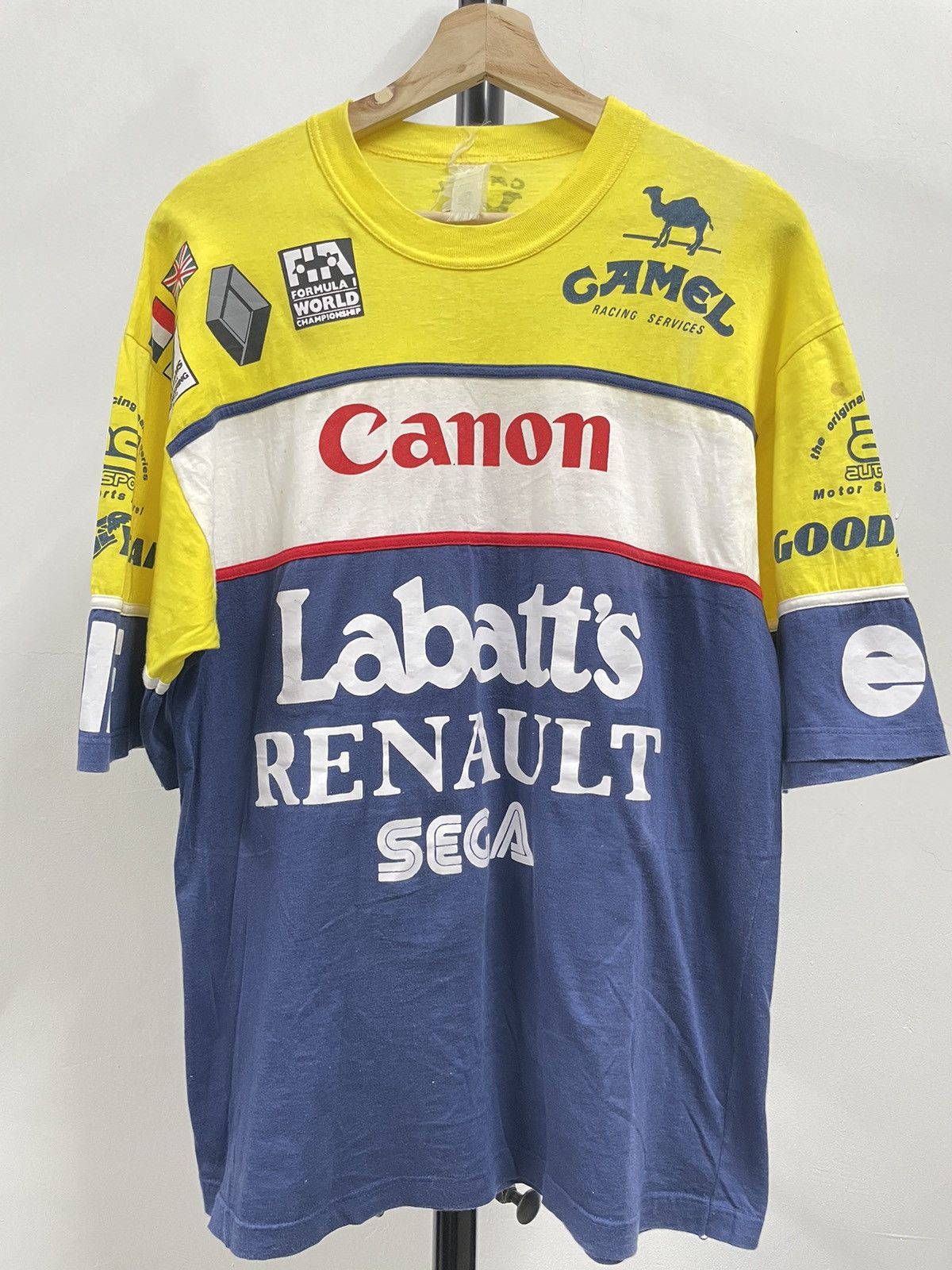 Camel × Vintage vintage 90’s camel labatt’s renault sega f-1 Size US M / EU 48-50 / 2 - 1 Thumbnail