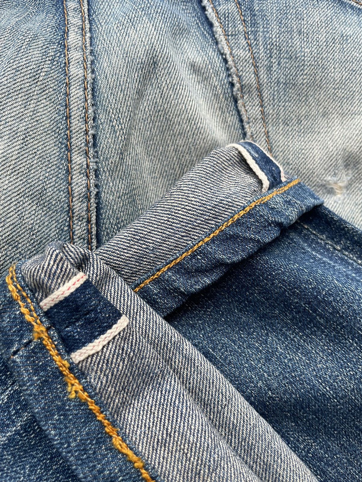 Japanese Brand Vintage Scheme Warriors Selvedge Denim Size US 32 / EU 48 - 13 Thumbnail