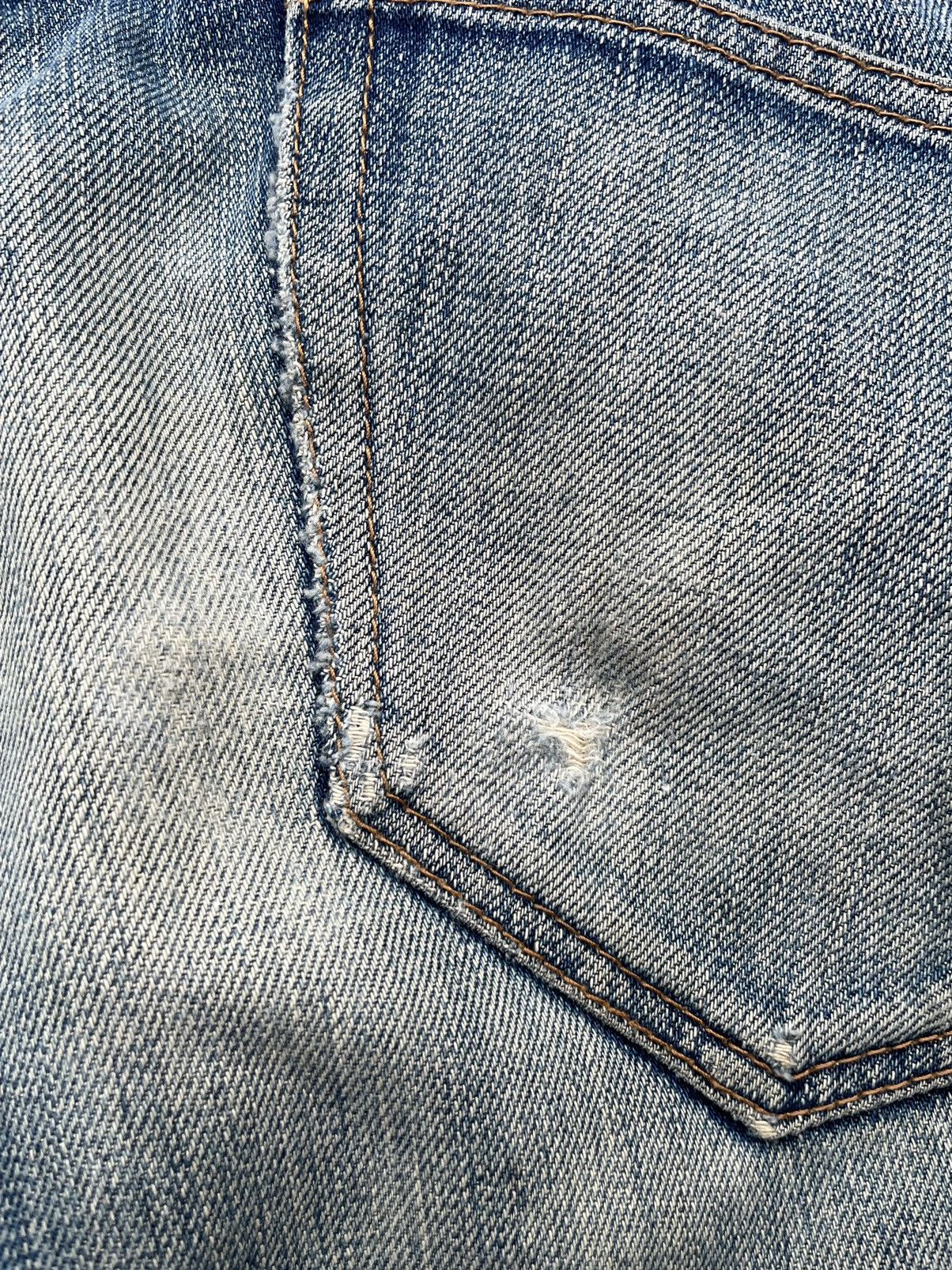 Japanese Brand Vintage Scheme Warriors Selvedge Denim Size US 32 / EU 48 - 15 Thumbnail