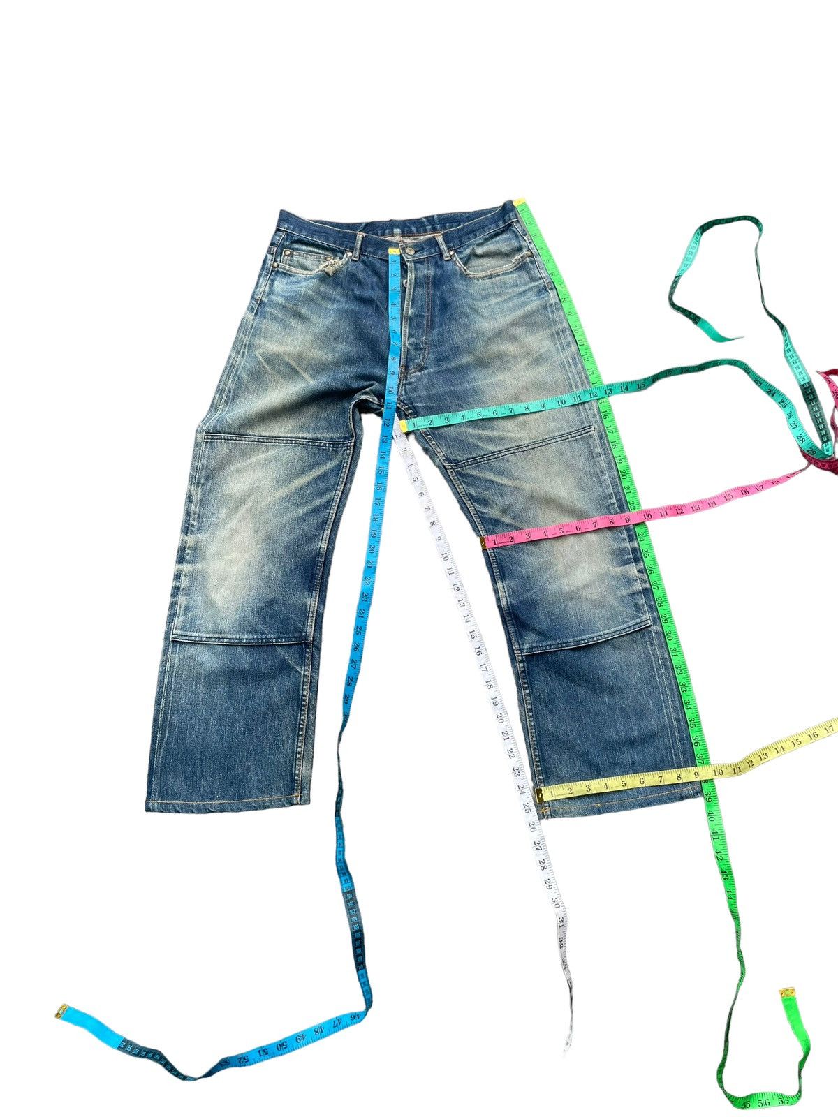 Japanese Brand Vintage Scheme Warriors Selvedge Denim Size US 32 / EU 48 - 22 Thumbnail
