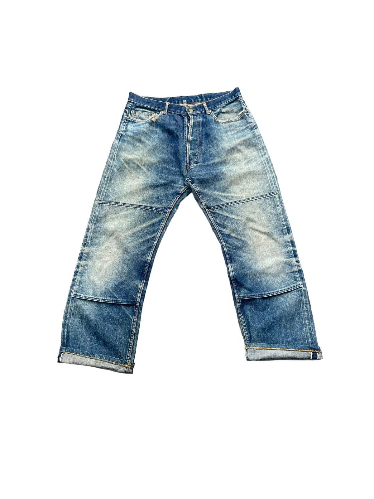 Japanese Brand Vintage Scheme Warriors Selvedge Denim Size US 32 / EU 48 - 1 Thumbnail