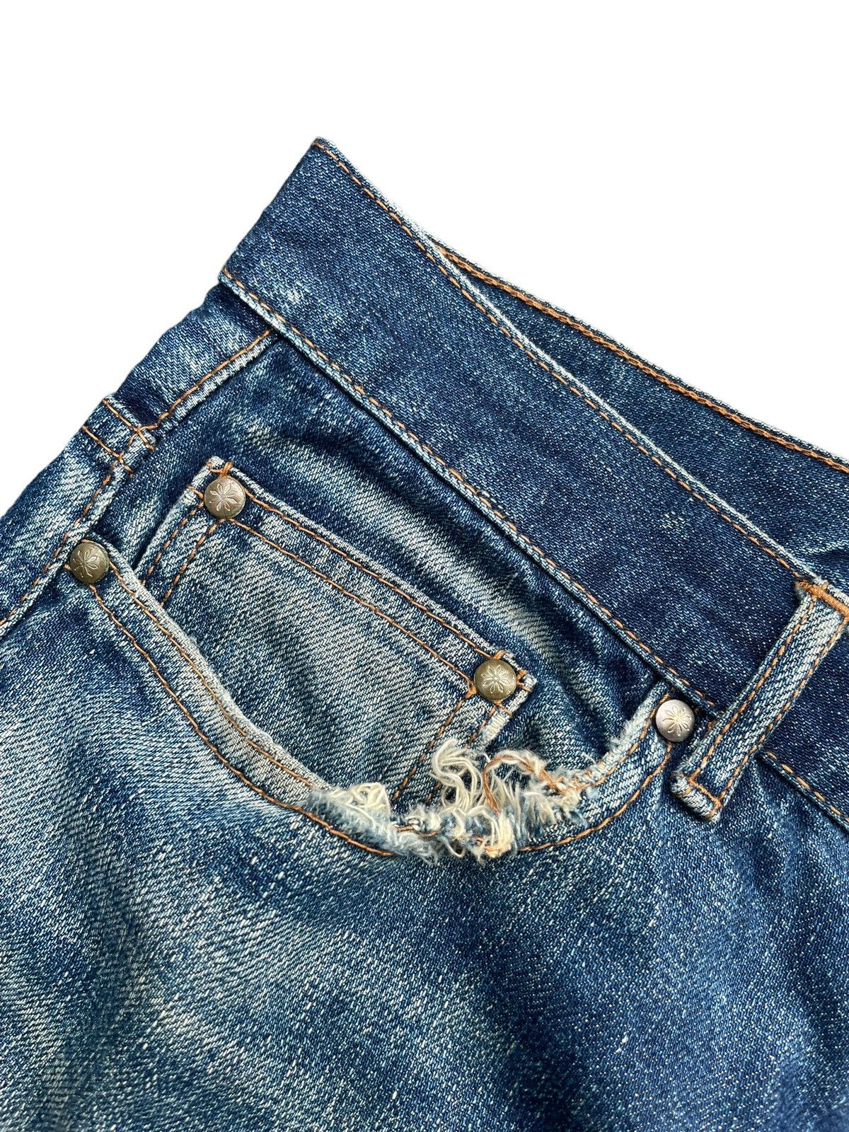 Japanese Brand Vintage Scheme Warriors Selvedge Denim Size US 32 / EU 48 - 6 Thumbnail