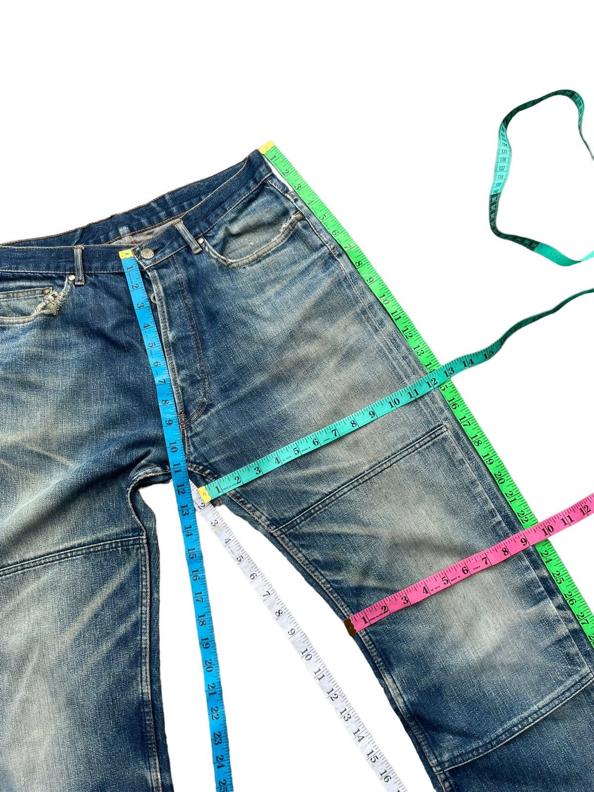 Japanese Brand Vintage Scheme Warriors Selvedge Denim Size US 32 / EU 48 - 24 Thumbnail