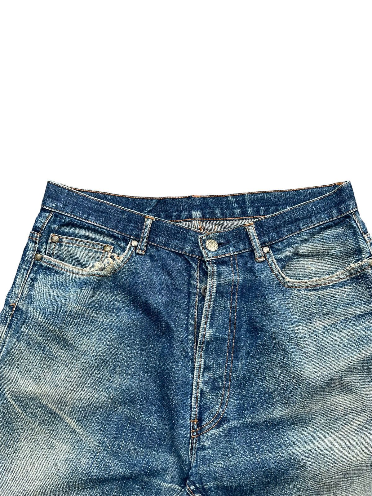 Japanese Brand Vintage Scheme Warriors Selvedge Denim Size US 32 / EU 48 - 5 Thumbnail