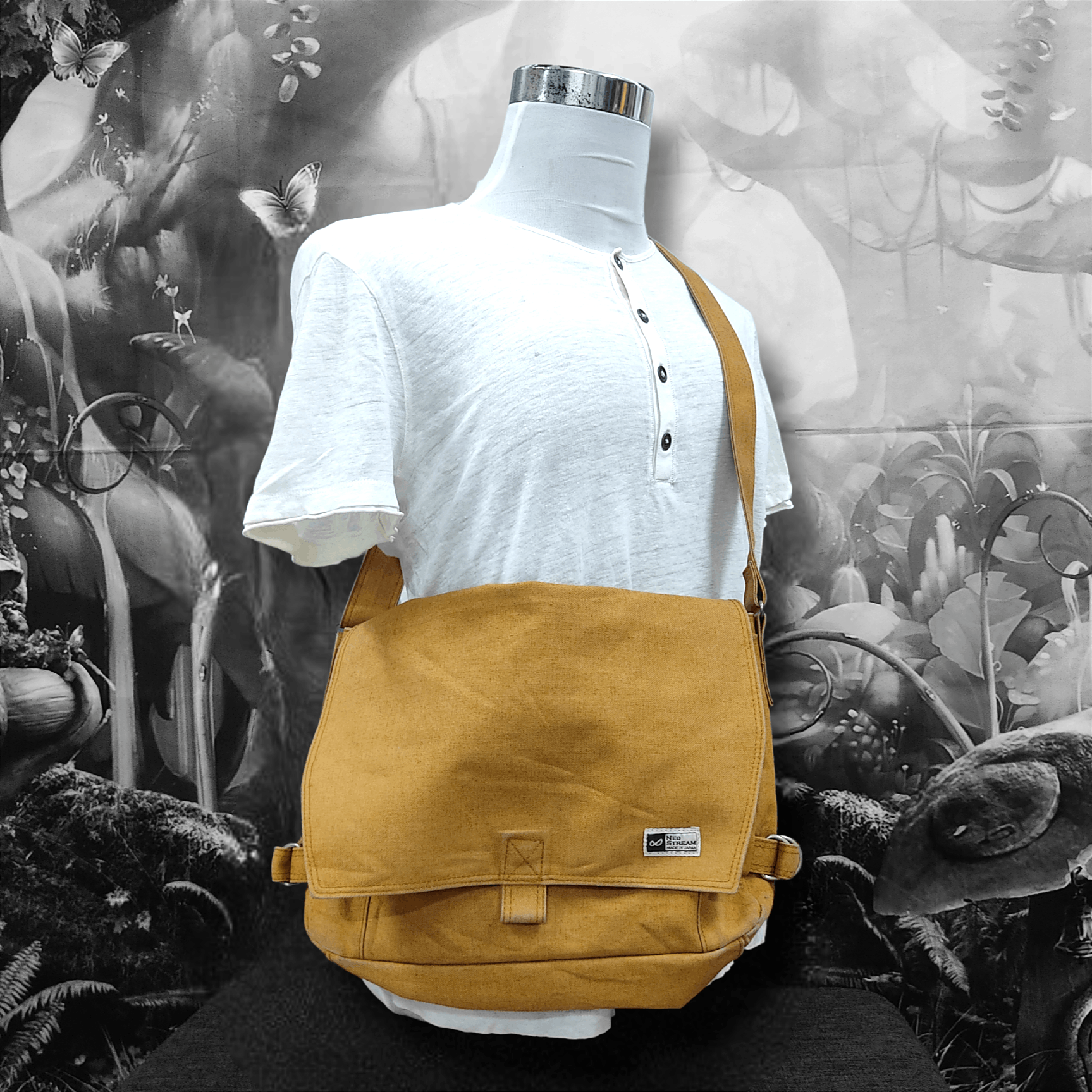 NEO STREAM Canvas Classic Messenger Bag