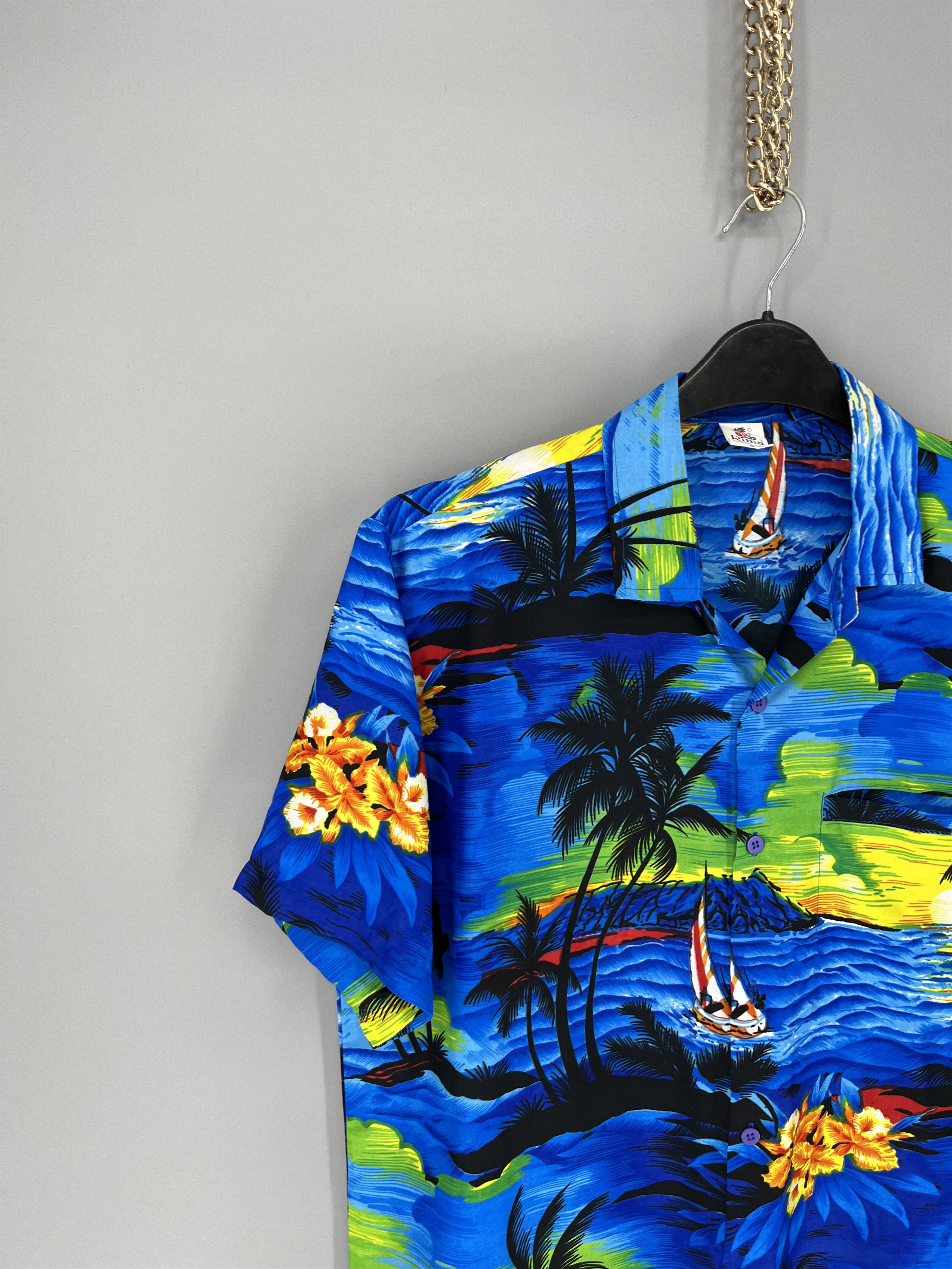 Vintage Vintage Art Streetwear Hawaiian Travis Scott style Size US XL / EU 56 / 4 - 5 Thumbnail