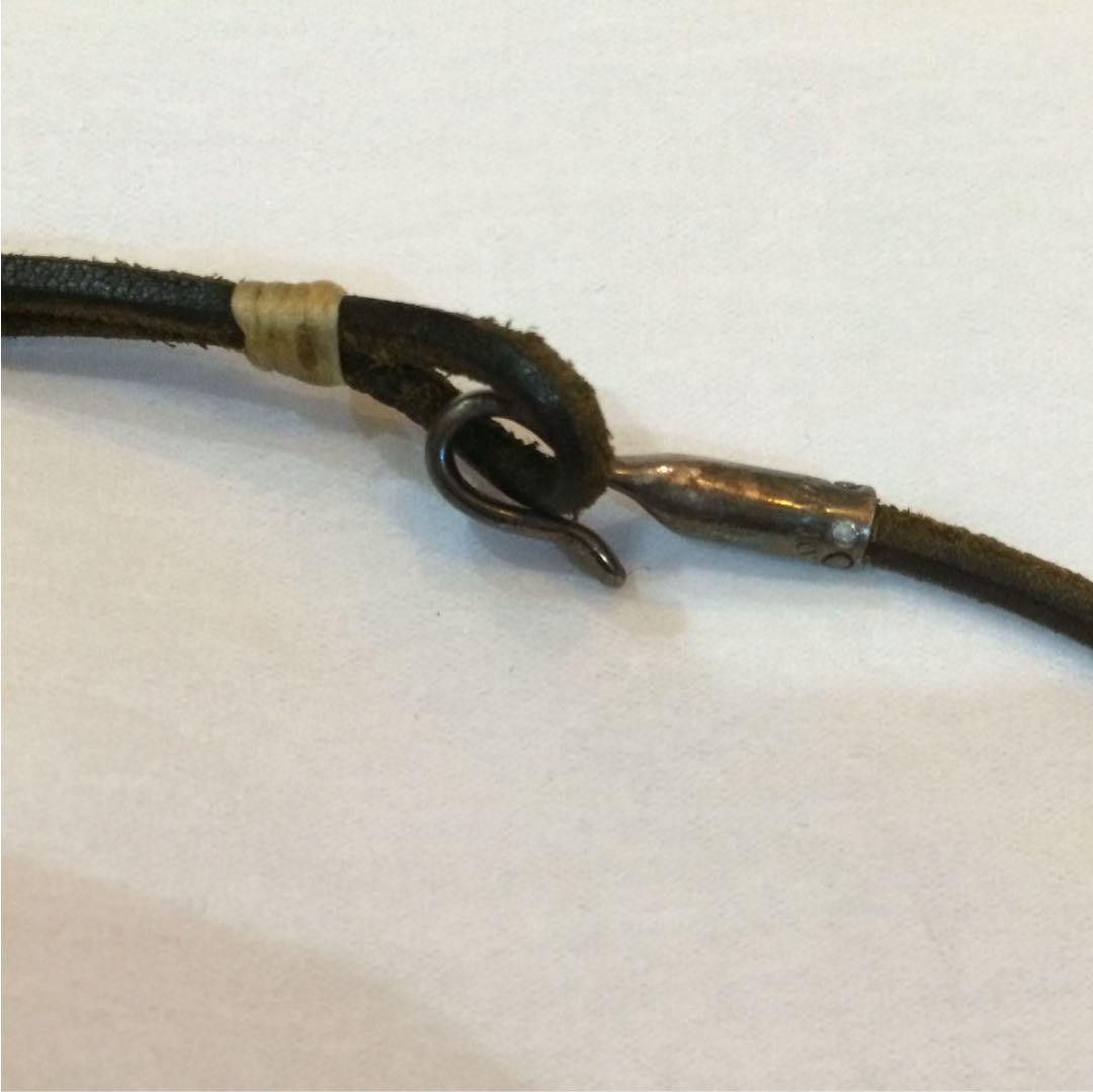 Kapital Turquoise Silver Leather Necklace Size ONE SIZE - 4 Thumbnail