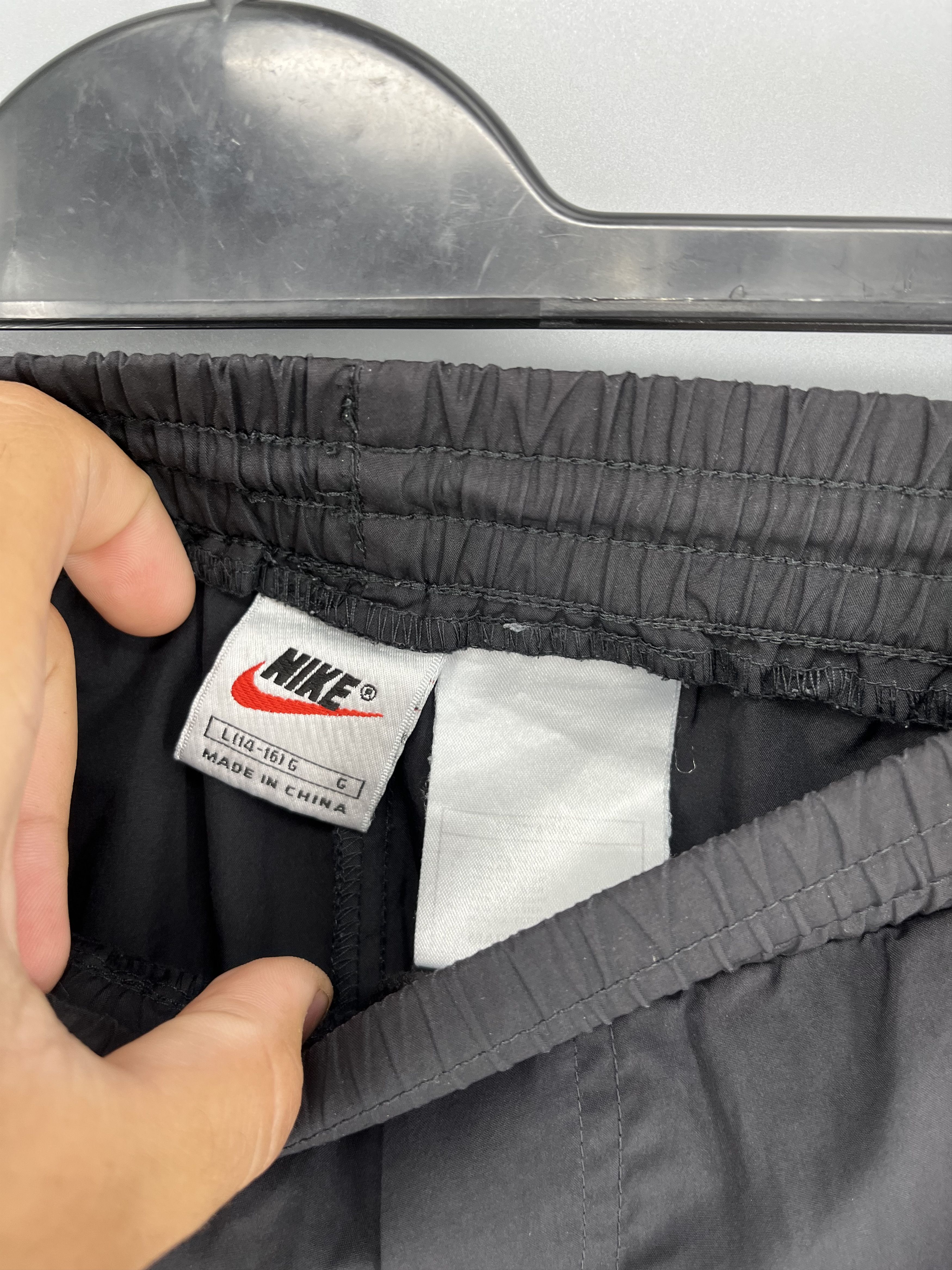 Nike × Vintage 90s Vintage Nike Swoosh Logo Shorts Travis Style Size US 34 / EU 50 - 6 Thumbnail