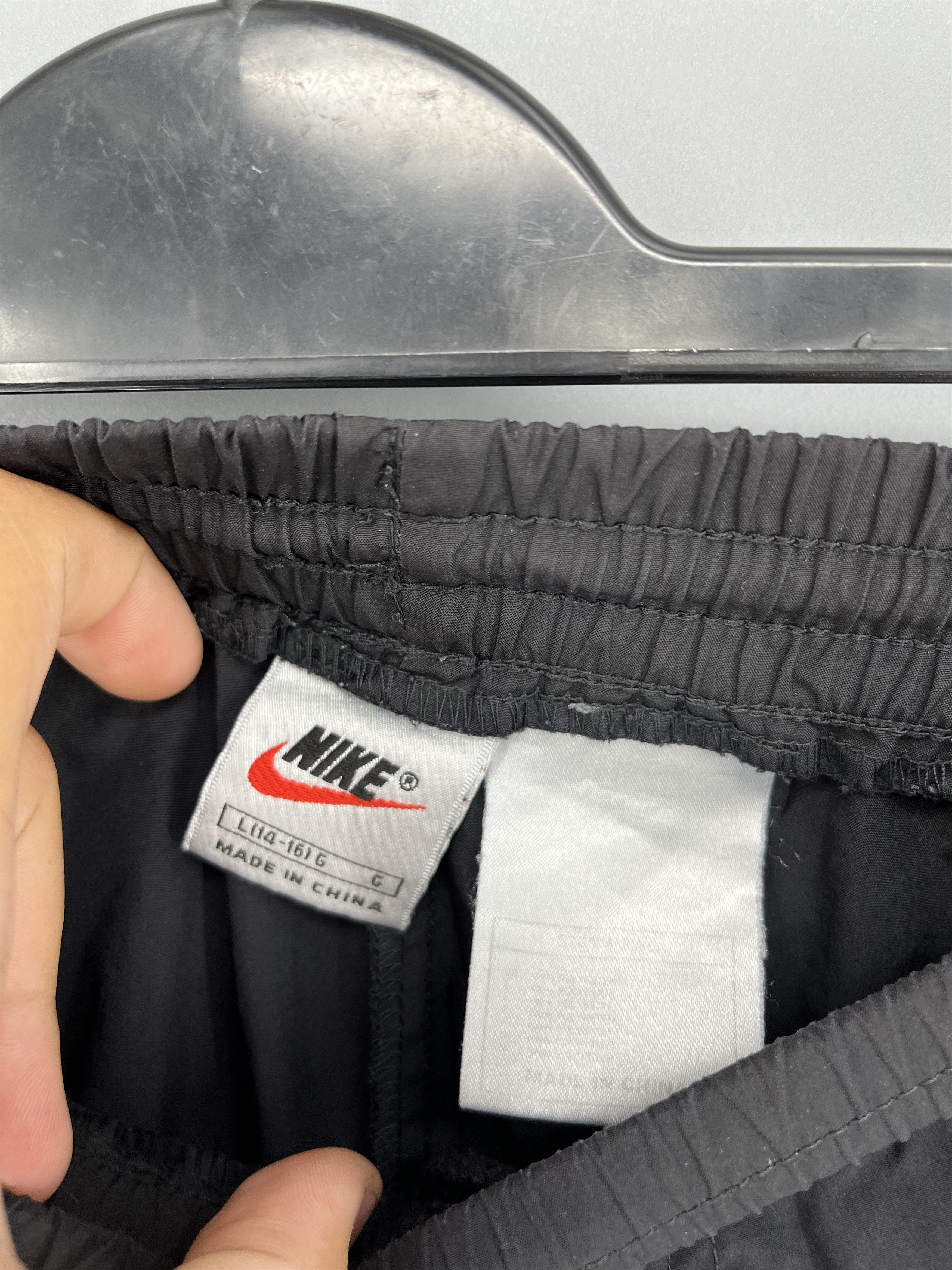 Nike × Vintage 90s Vintage Nike Swoosh Logo Shorts Travis Style Size US 34 / EU 50 - 5 Thumbnail