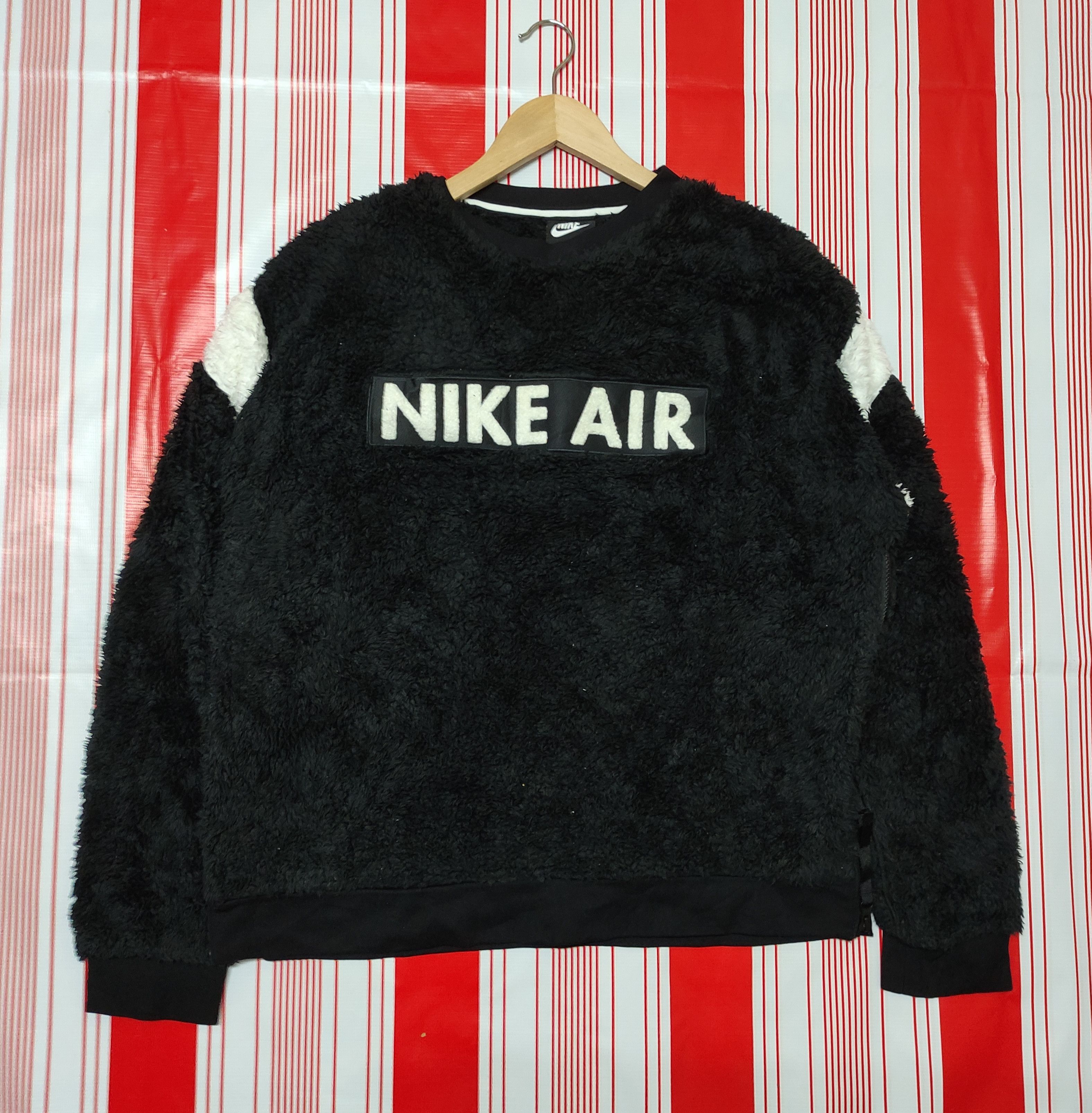 Nike Vintage Nike Air Fleece big logo sweatshirt Size US M / EU 48-50 / 2 - 1 Thumbnail