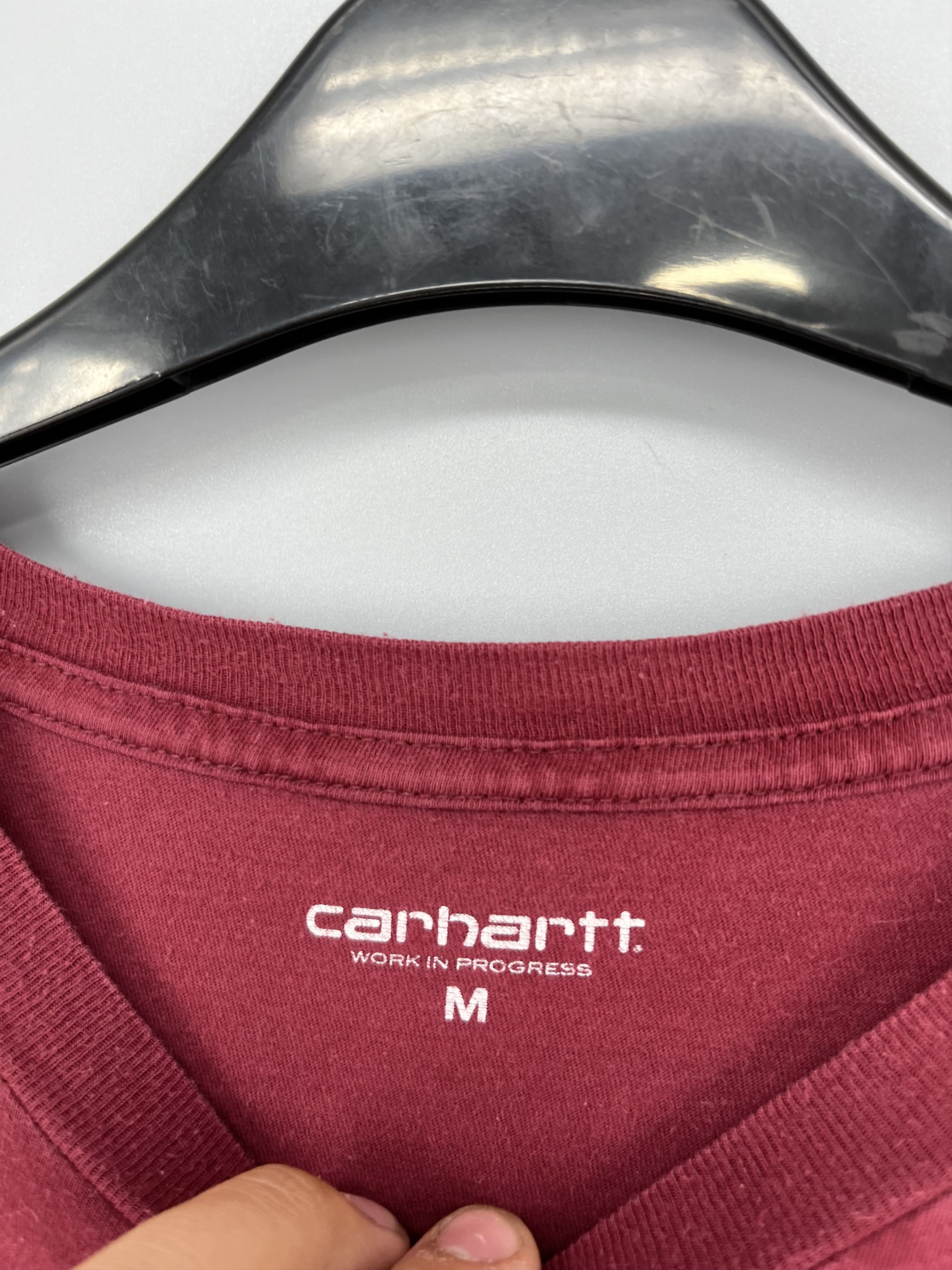 Carhartt TRASHED Carhartt Centr Big Logo Vintage Y2K Style Shirt Size US M / EU 48-50 / 2 - 10 Thumbnail