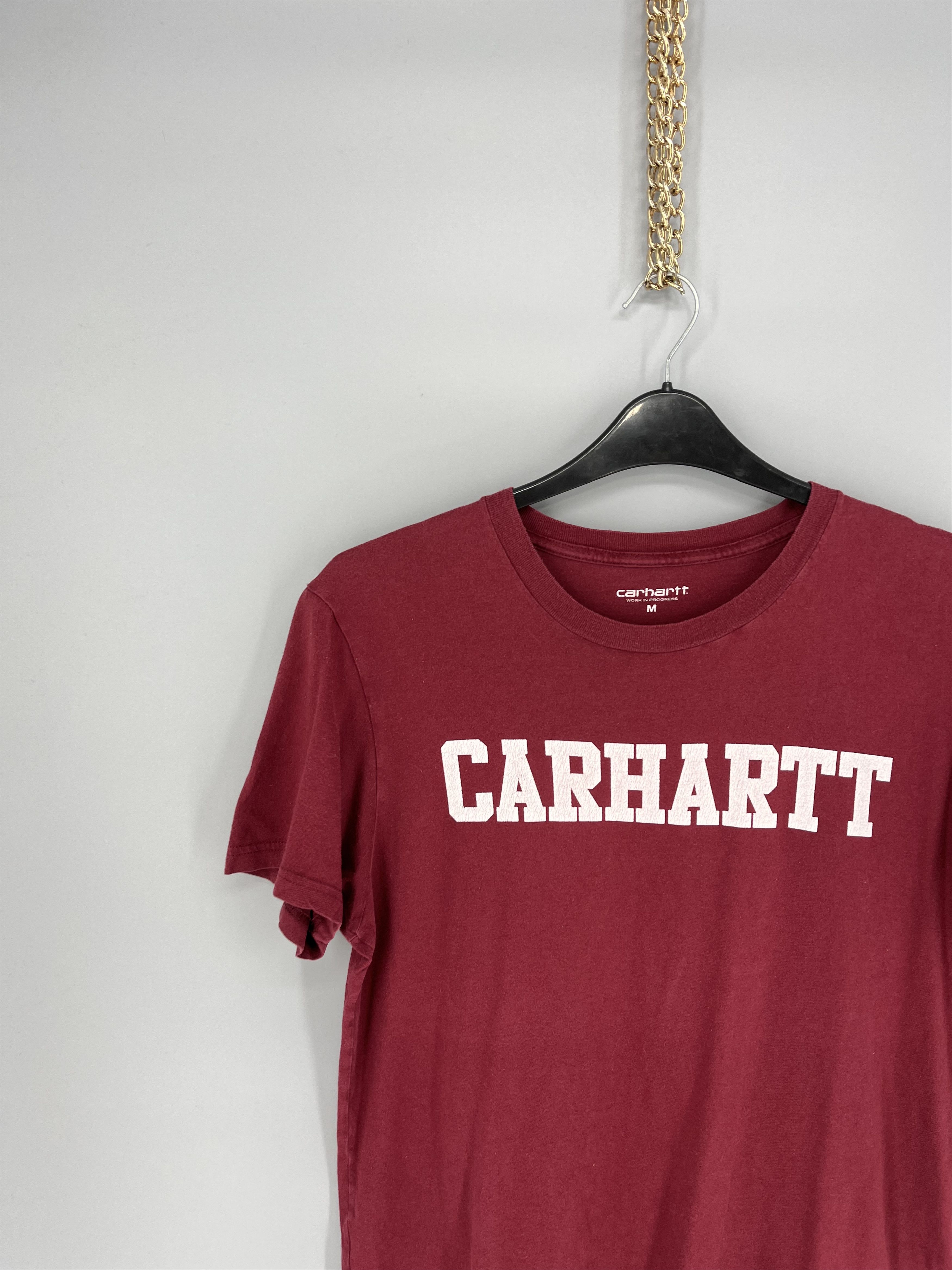Carhartt TRASHED Carhartt Centr Big Logo Vintage Y2K Style Shirt Size US M / EU 48-50 / 2 - 4 Thumbnail