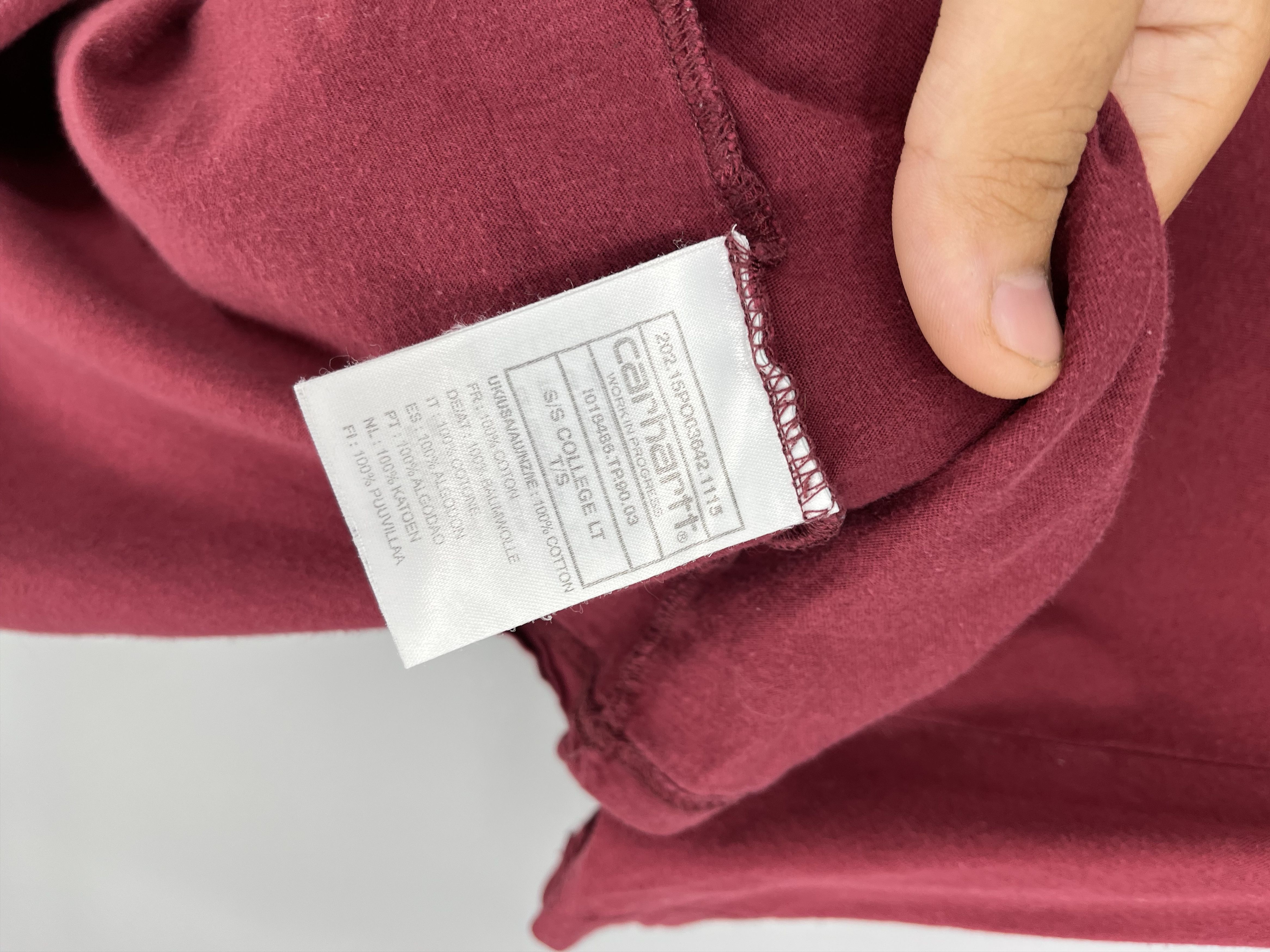 Carhartt TRASHED Carhartt Centr Big Logo Vintage Y2K Style Shirt Size US M / EU 48-50 / 2 - 11 Thumbnail