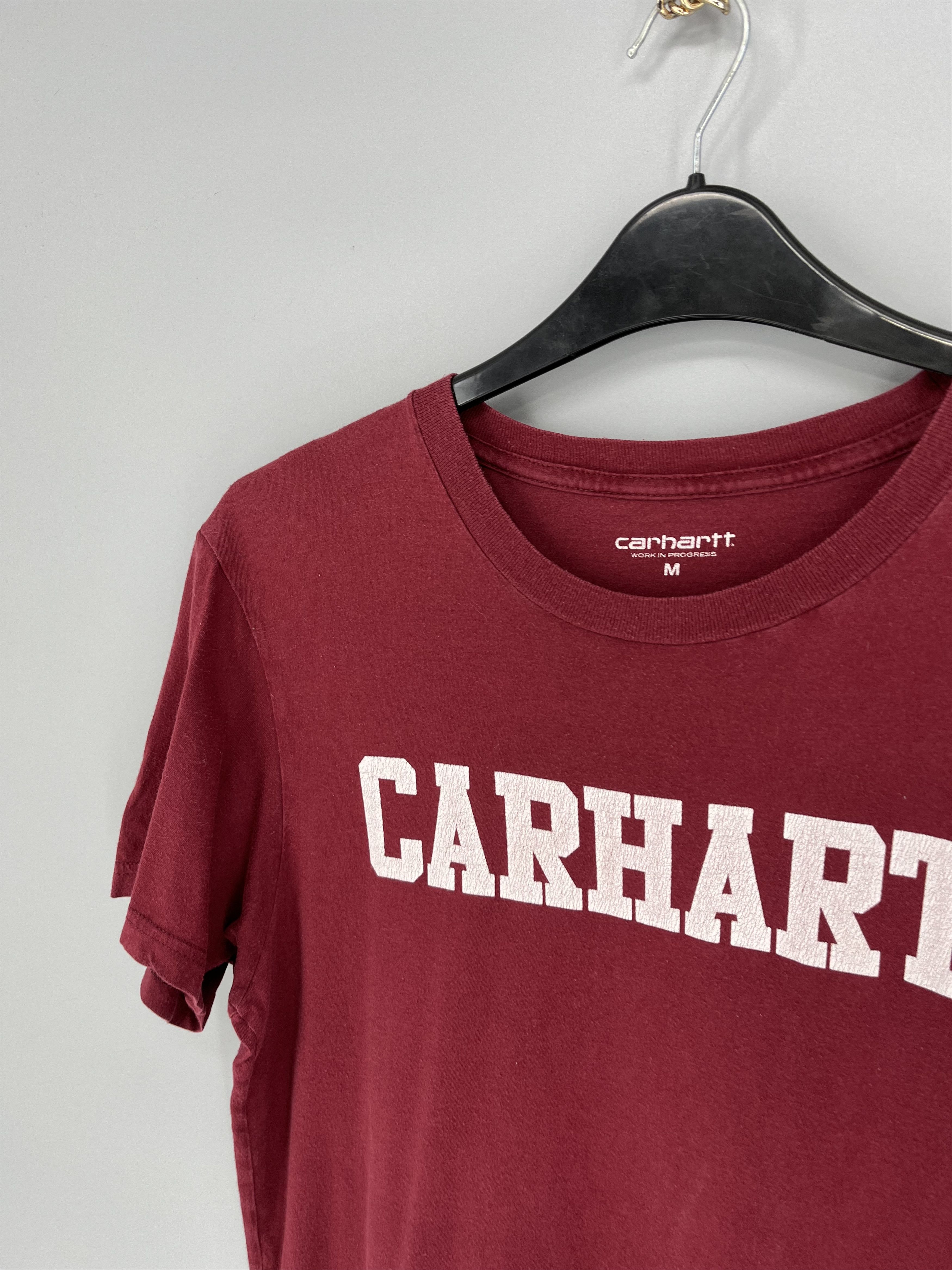 Carhartt TRASHED Carhartt Centr Big Logo Vintage Y2K Style Shirt Size US M / EU 48-50 / 2 - 8 Thumbnail