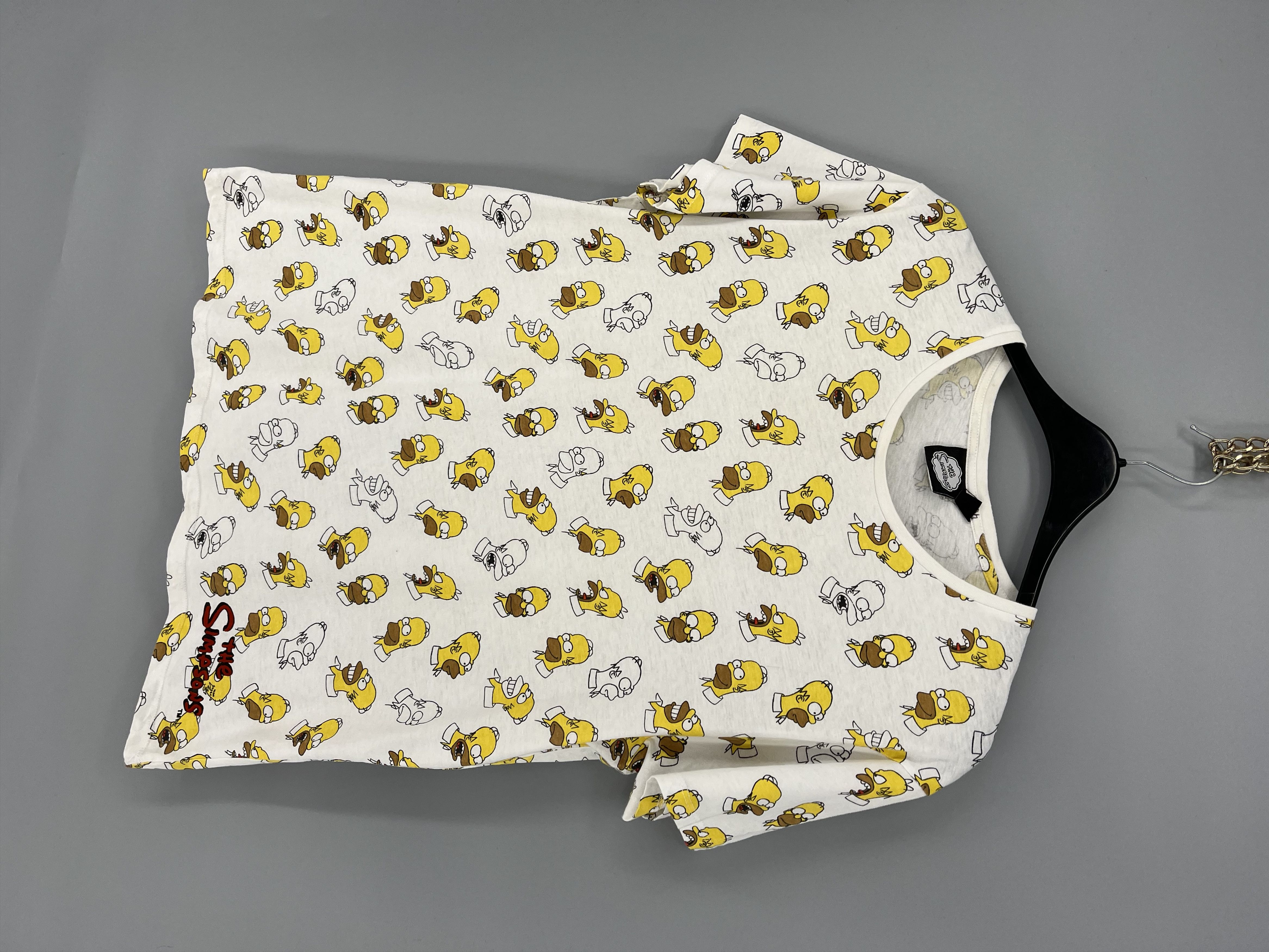 The Simpsons Vintage Y2K The Simpson Naked Homer Art Band Rock Streetwear Size US XL / EU 56 / 4 - 3 Thumbnail