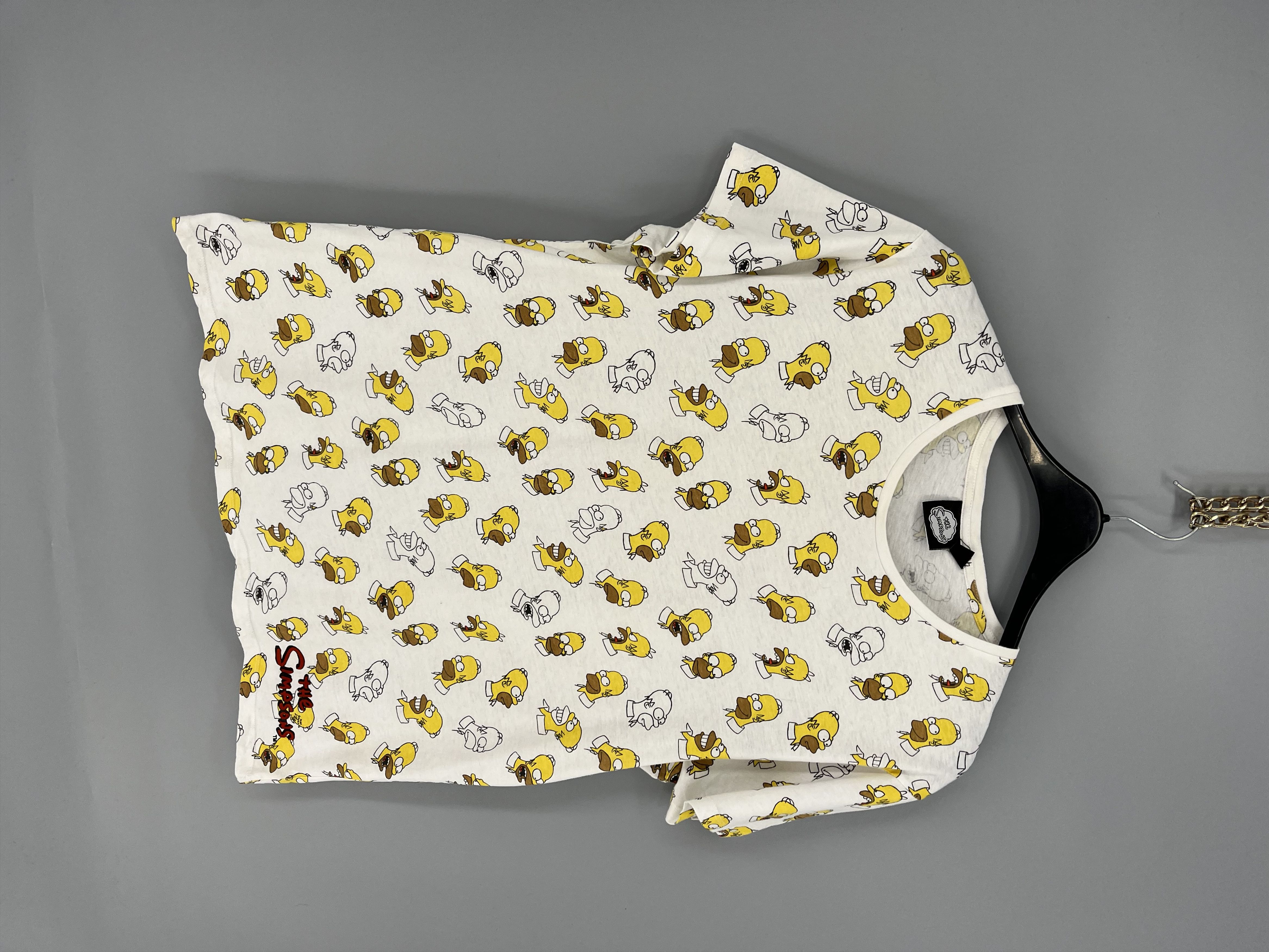 The Simpsons Vintage Y2K The Simpson Naked Homer Art Band Rock Streetwear Size US XL / EU 56 / 4 - 2 Thumbnail