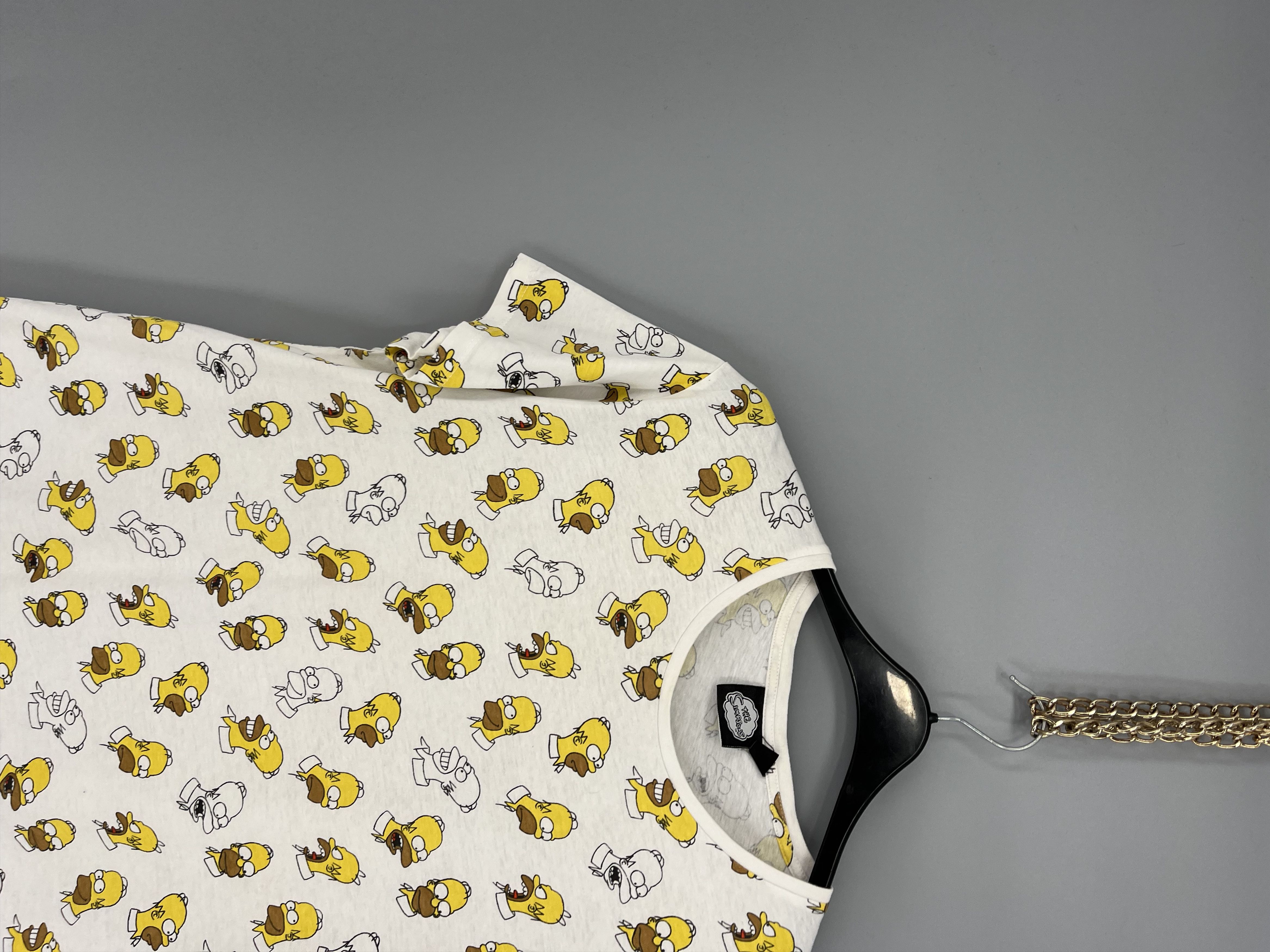 The Simpsons Vintage Y2K The Simpson Naked Homer Art Band Rock Streetwear Size US XL / EU 56 / 4 - 4 Thumbnail
