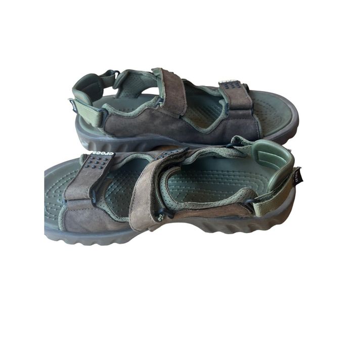 mens swiftwater leather crocs