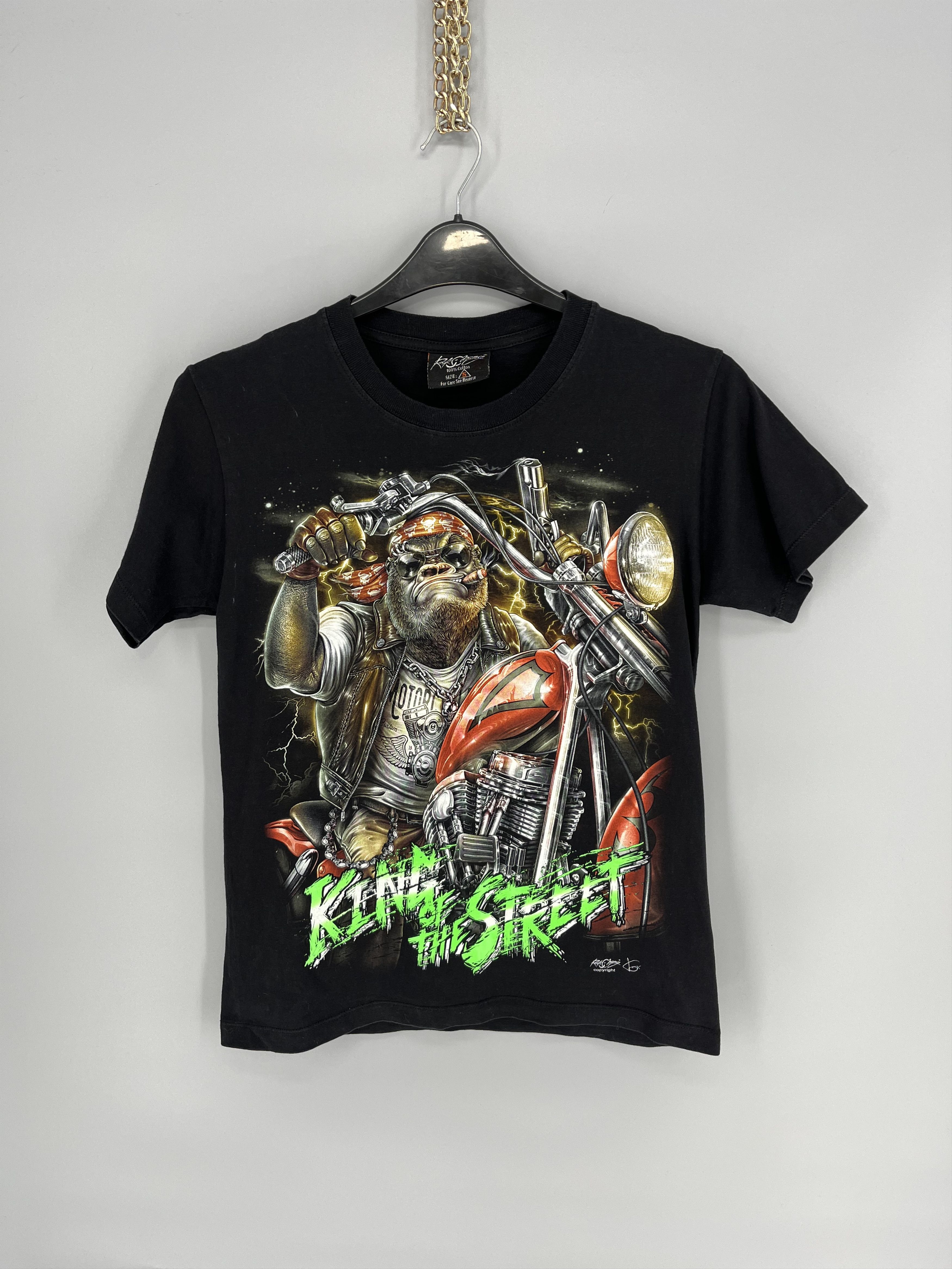 Band Tees tatto motif Hourglass SCULL T-Shirt biker streetwear SKULL Size US S / EU 44-46 / 1 - 1 Thumbnail