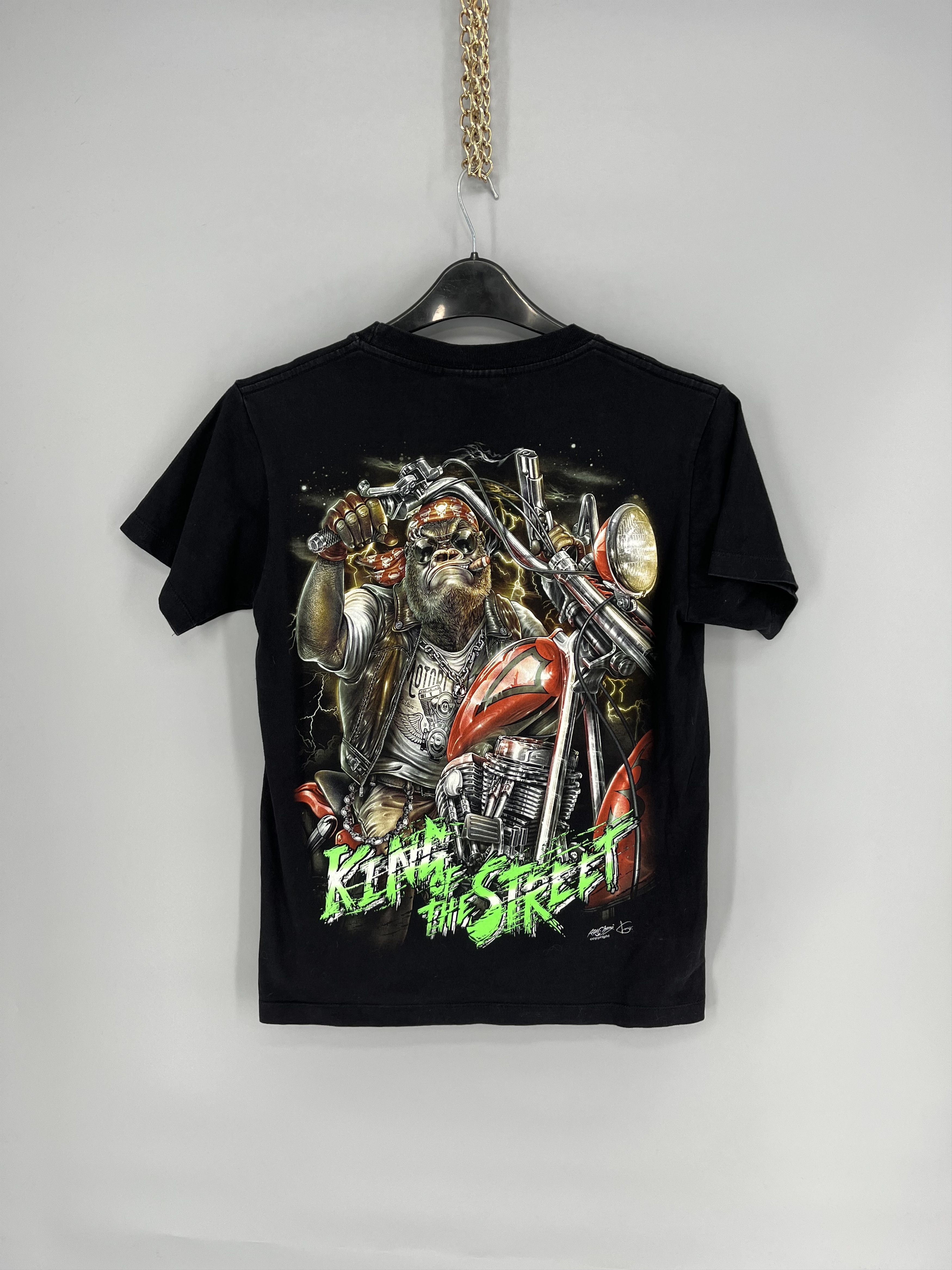 Band Tees tatto motif Hourglass SCULL T-Shirt biker streetwear SKULL Size US S / EU 44-46 / 1 - 8 Thumbnail