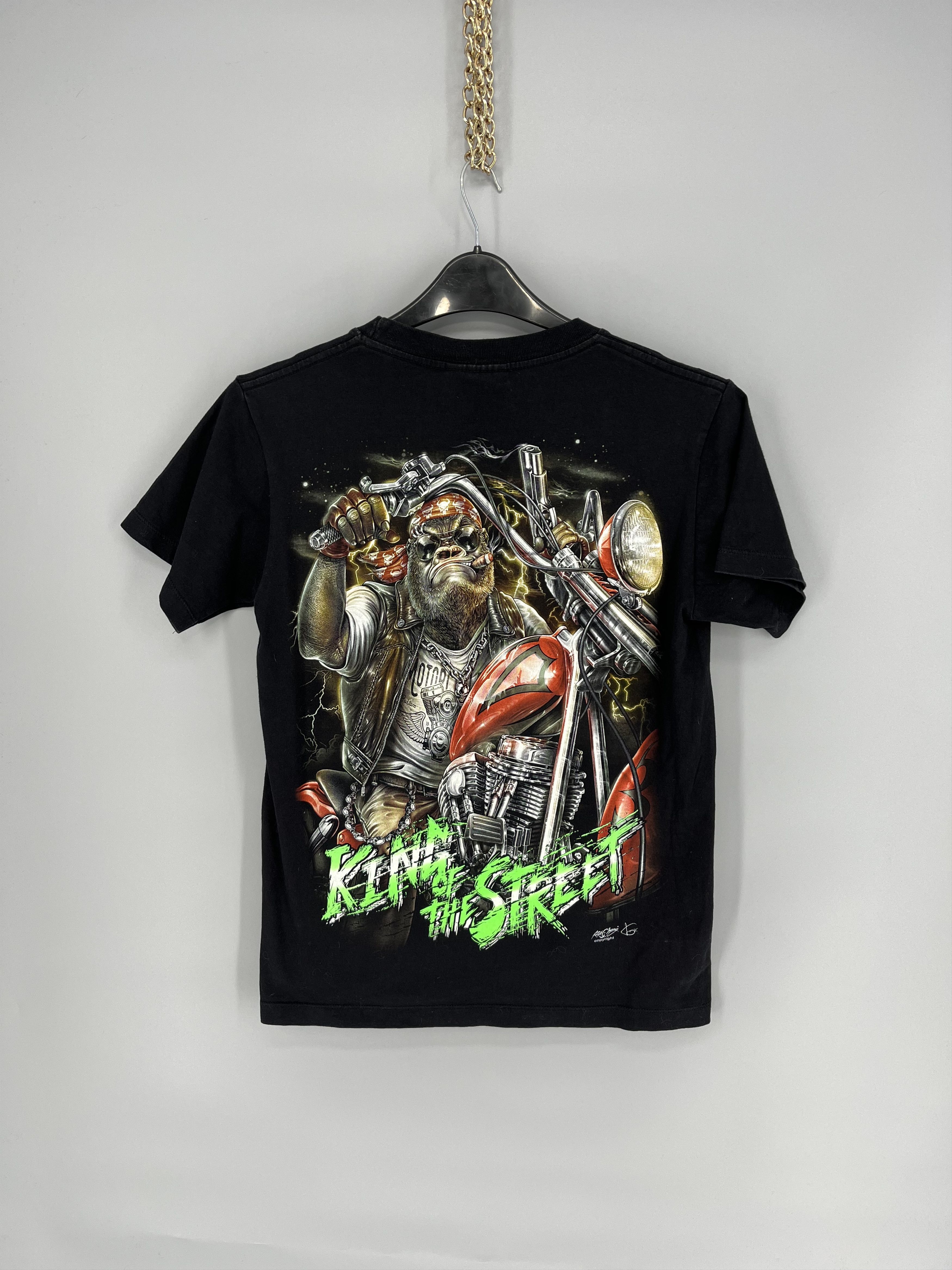 Band Tees tatto motif Hourglass SCULL T-Shirt biker streetwear SKULL Size US S / EU 44-46 / 1 - 9 Thumbnail
